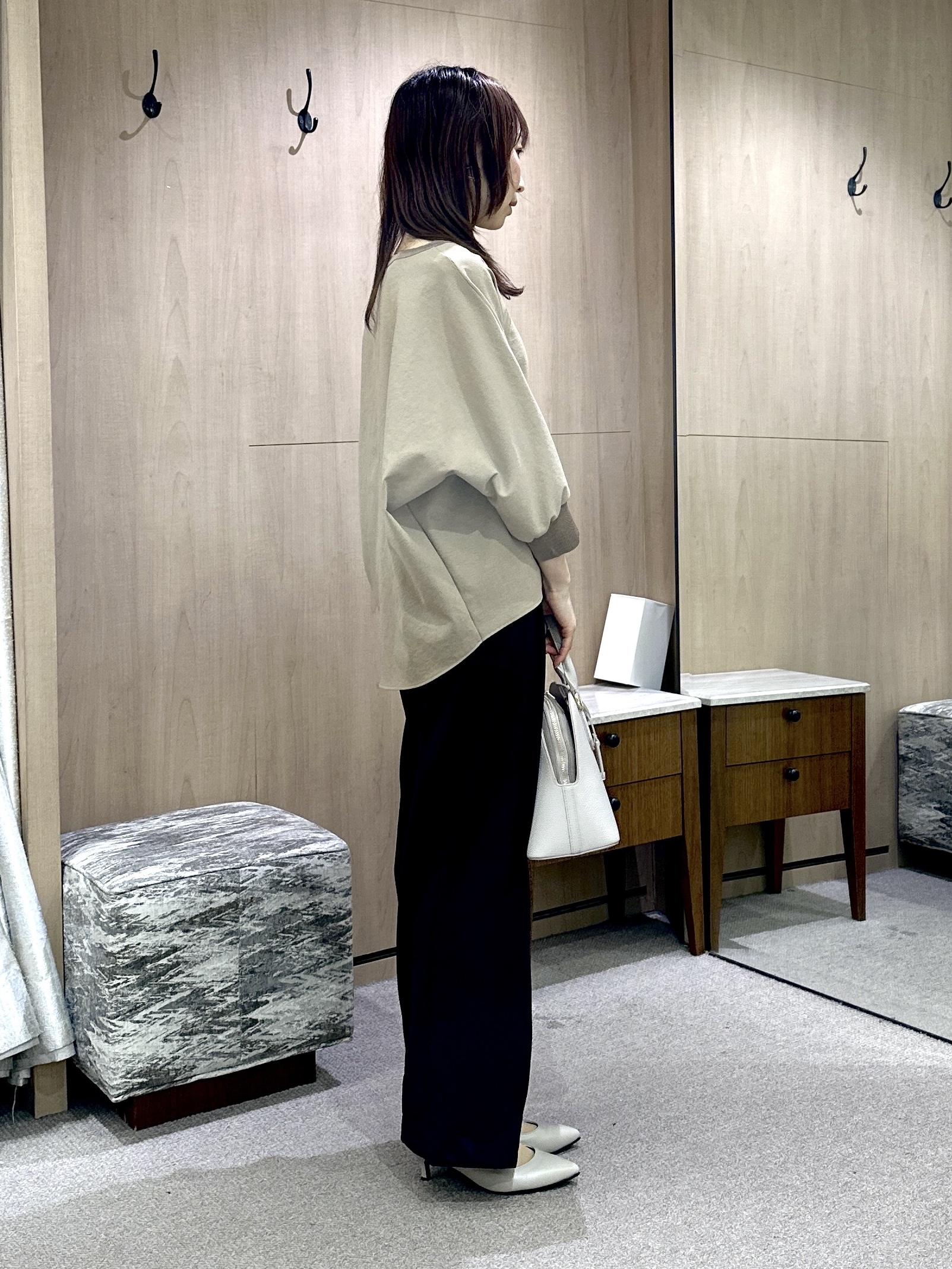 Miwaさんの「UNTITLED｜【吸水速乾/UVカット】ドルマンスリーブブラウス」を使ったコーディネート