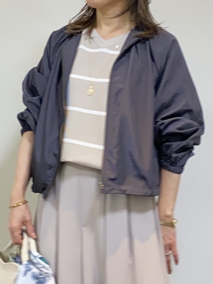 tomoさんの「UNTITLED｜【セットアップ可/はっ水】シャイニータイプライターブルゾン」を使ったコーディネート
