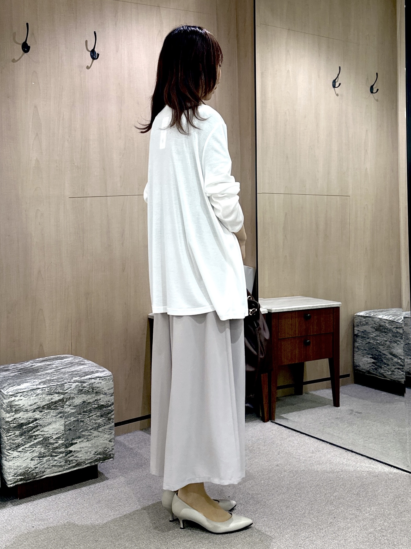 Miwaさんの「UNTITLED｜【接触冷感/UVカット/遮熱機能】フライスジャージカーディガン」を使ったコーディネート