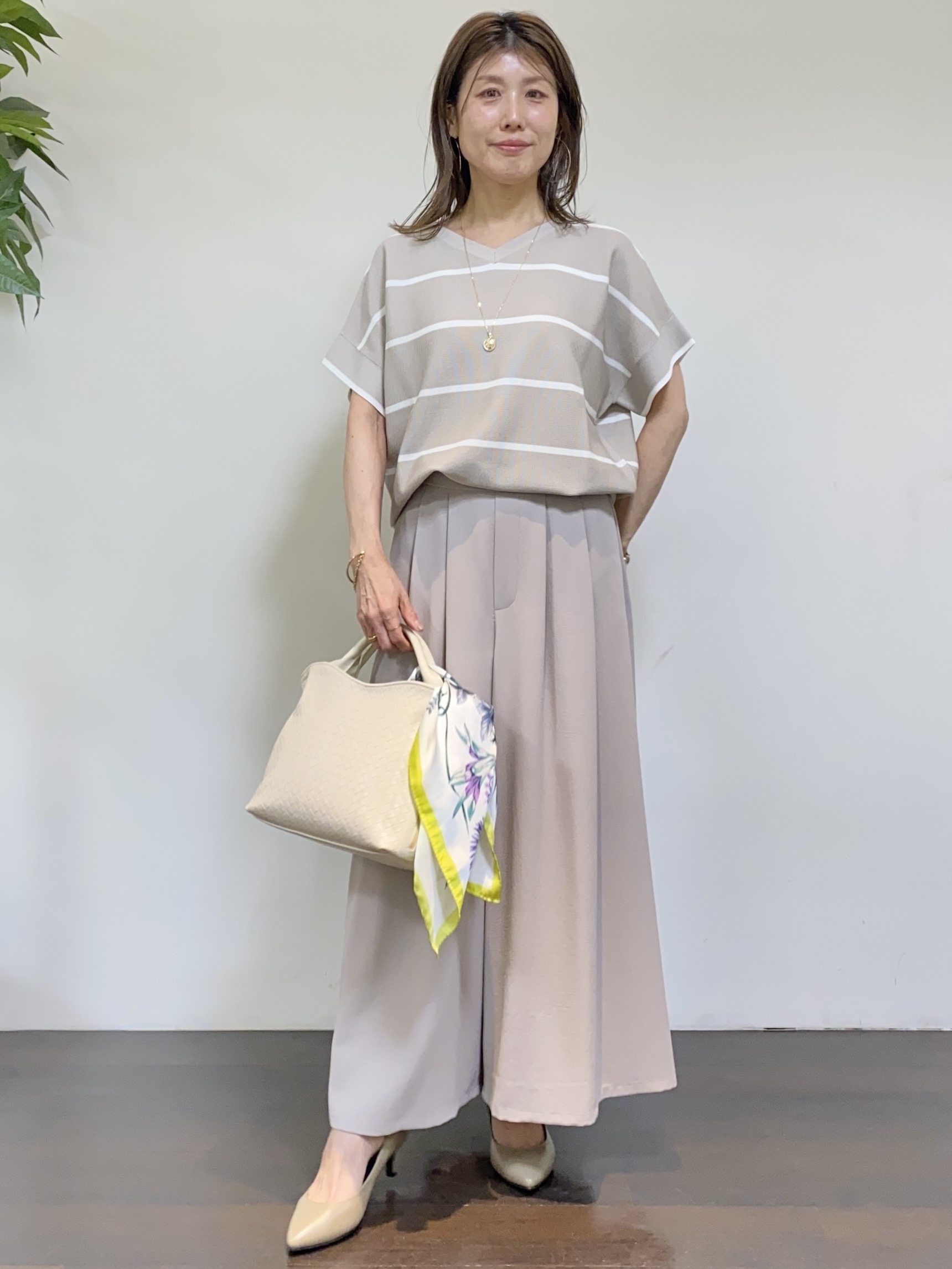 tomoさんの「UNTITLED｜【セットアップ可/はっ水】シャイニータイプライターブルゾン」を使ったコーディネート