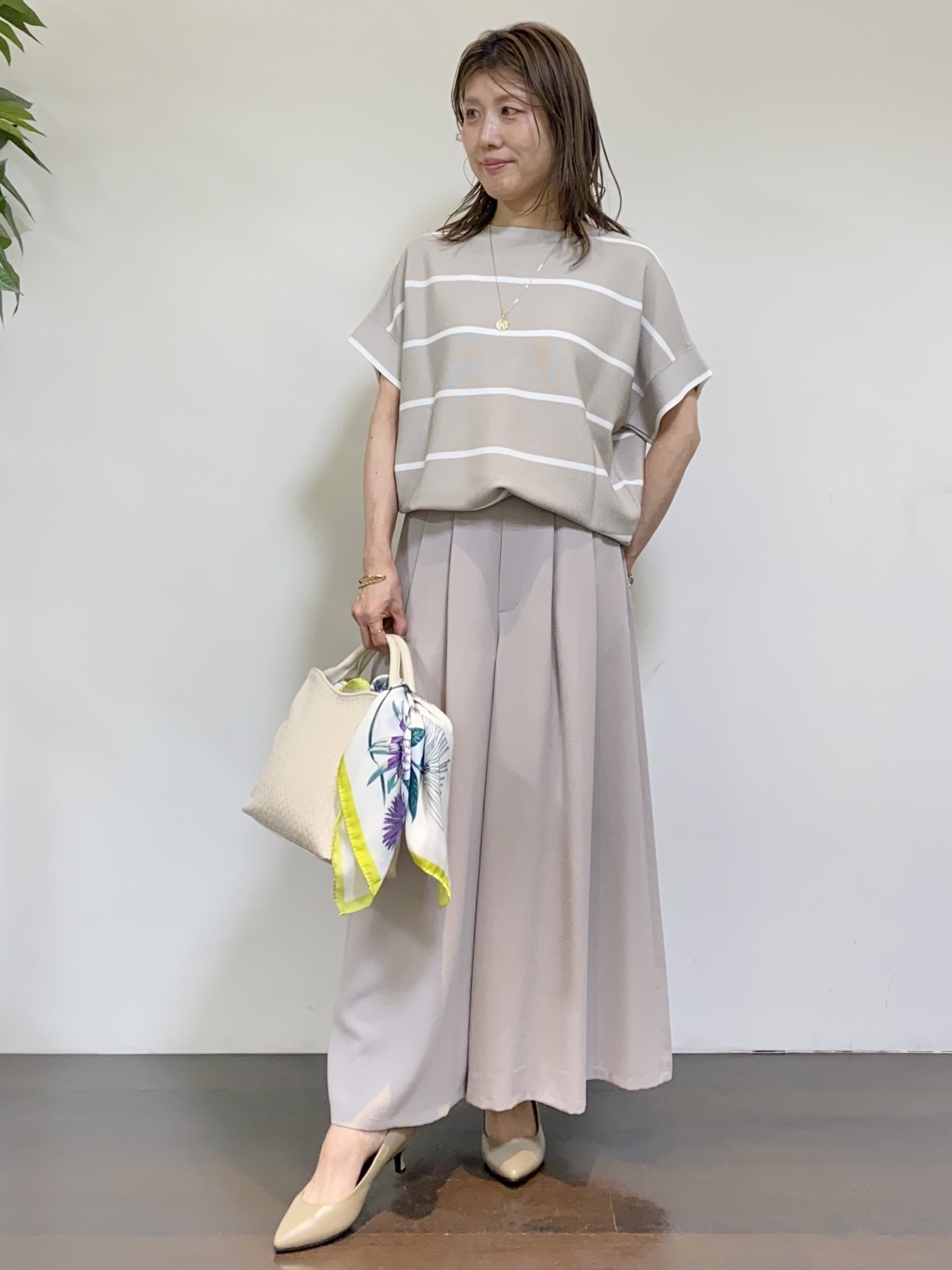 tomoさんの「UNTITLED｜【セットアップ可/はっ水】シャイニータイプライターブルゾン」を使ったコーディネート
