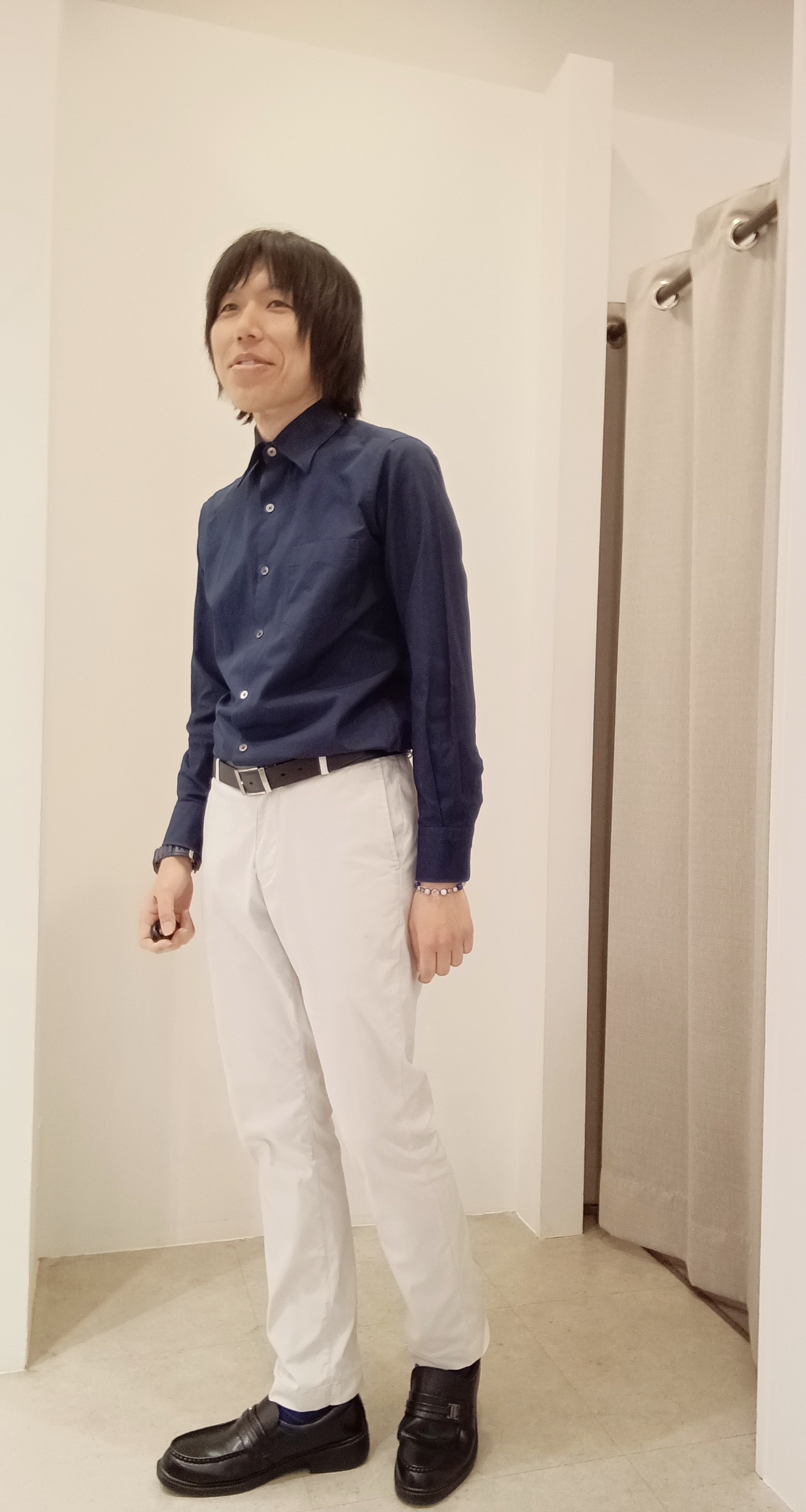 moritaさんの「TAKEO KIKUCHI｜【抗菌防臭】COOL DOTS（R）ドビープリント ジャケット」を使ったコーディネート