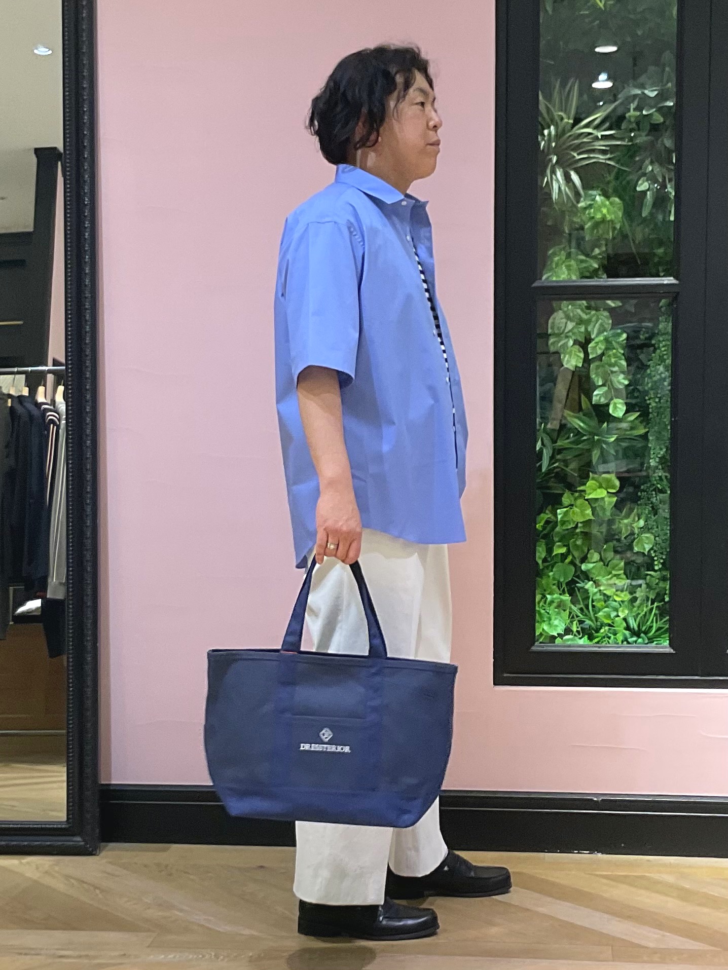 Nagaseさんの「DRESSTERIOR｜【干場義雅&times;DRESSTERIOR】シドグラスシャツ」を使ったコーディネート