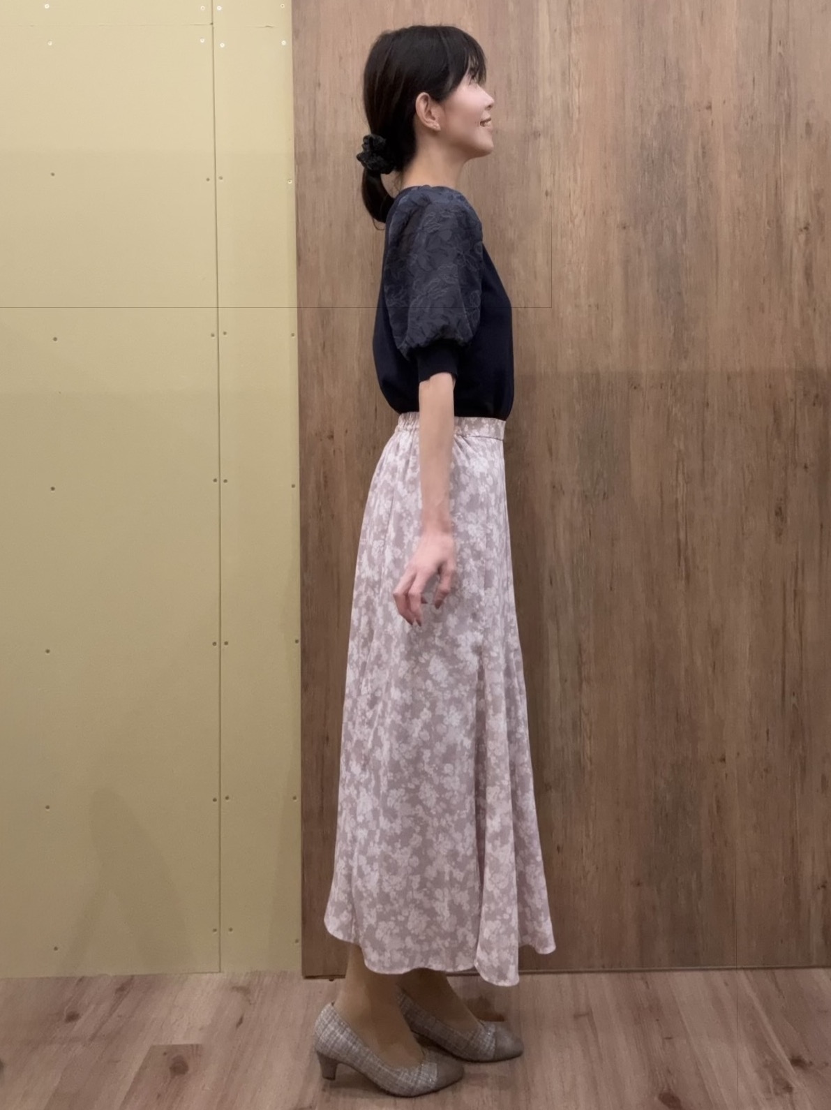 Ayakoさんの「grove｜一枚で着映える大人の袖コンシャスニット」を使ったコーディネート