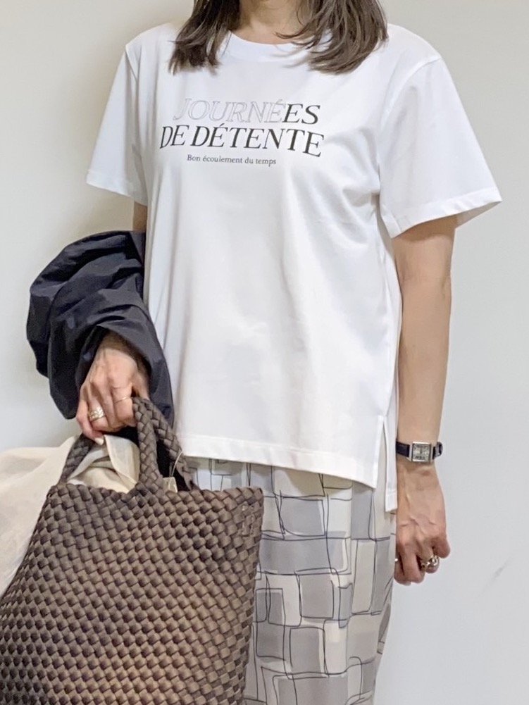 tomoさんの「UNTITLED｜【セットアップ可/はっ水】シャイニータイプライターブルゾン」を使ったコーディネート