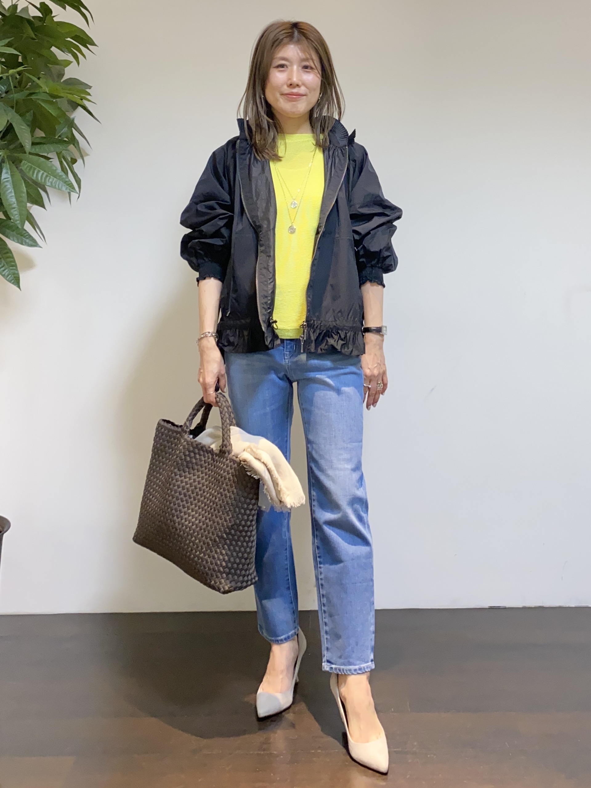 tomoさんの「UNTITLED｜【MARILYN MOON】プリーツマリンブルゾン」を使ったコーディネート