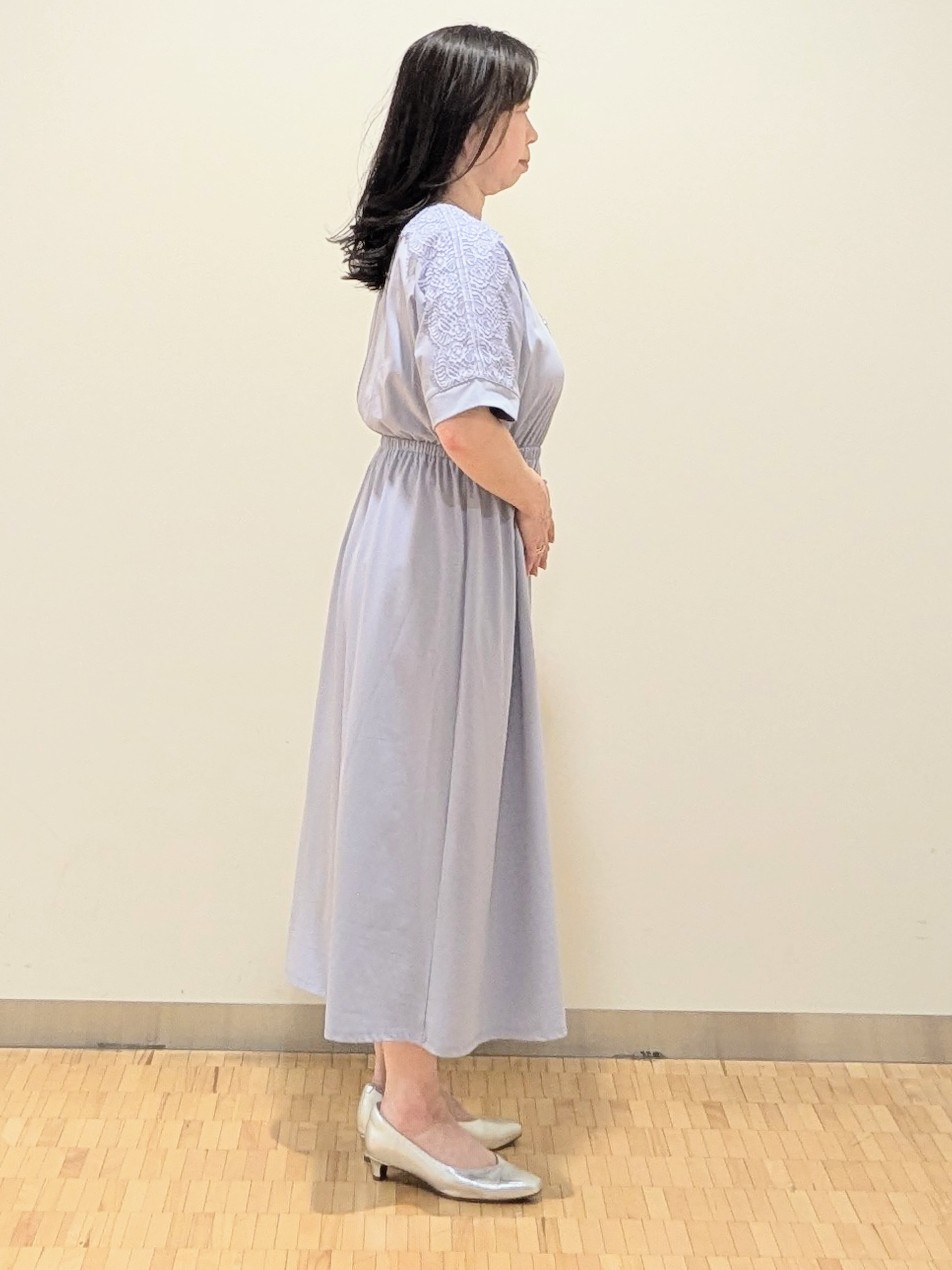 なおさんの「Reflect｜【UVカット／接触冷感】ドルマン袖ジャージワンピース」を使ったコーディネート