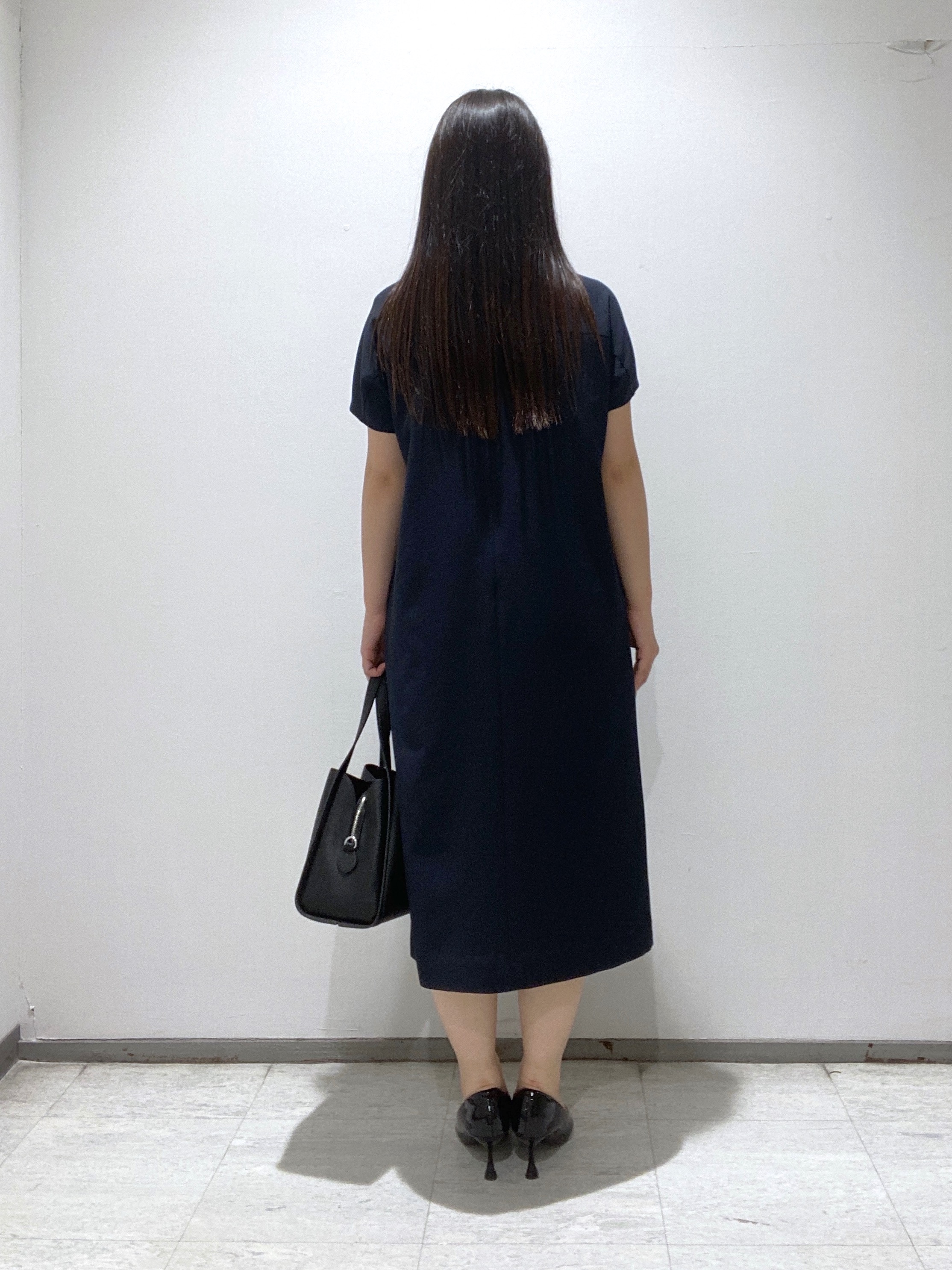 meiさんの「INDIVI｜【洗える／UVケア／麻調】スキッパーワンピース」を使ったコーディネート