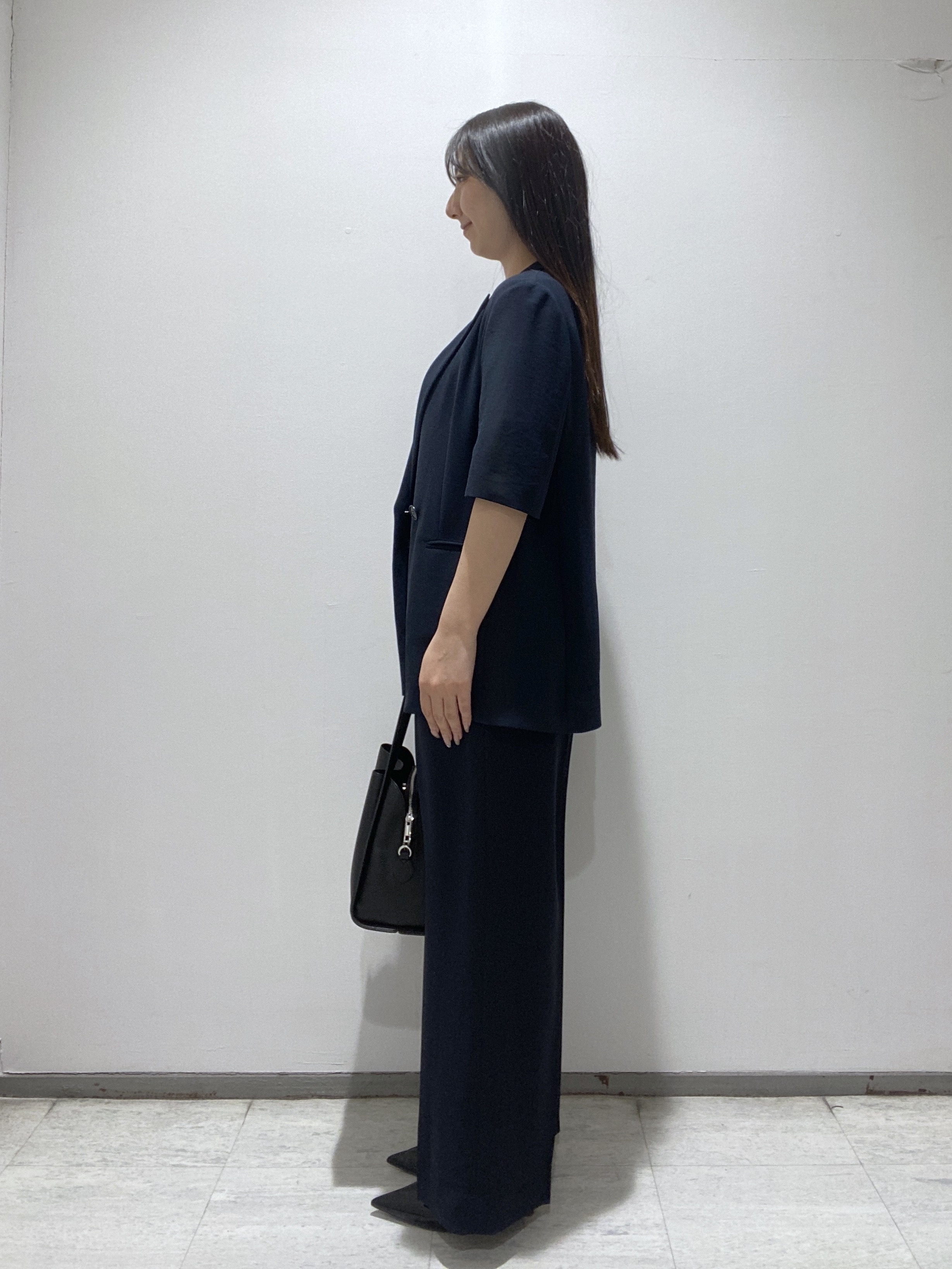 meiさんの「INDIVI｜【着る日傘】ハーフスリーブダブルジャケット」を使ったコーディネート