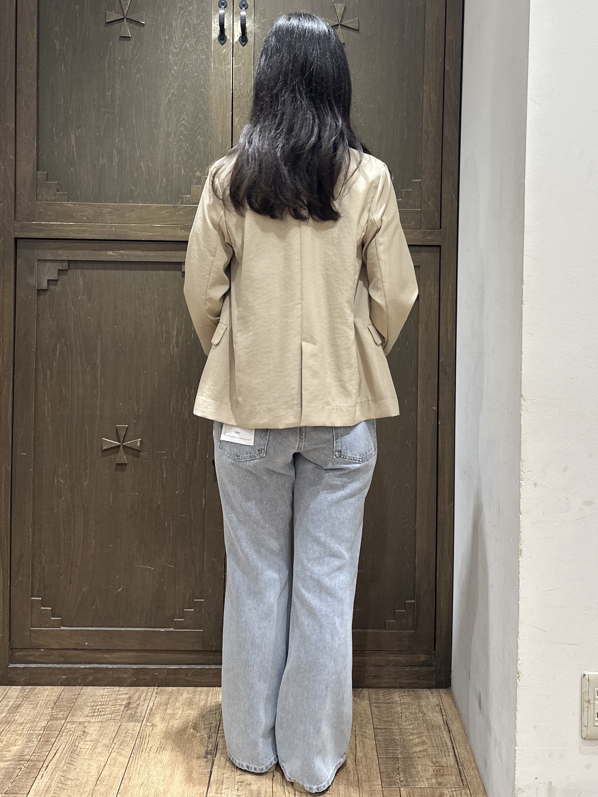 kanaさんの「index｜《再入荷》ダブルブレストテーラードジャケット【接触冷感／吸水速乾／イージーアイロン／防シワ／洗濯機O」を使ったコーディネート