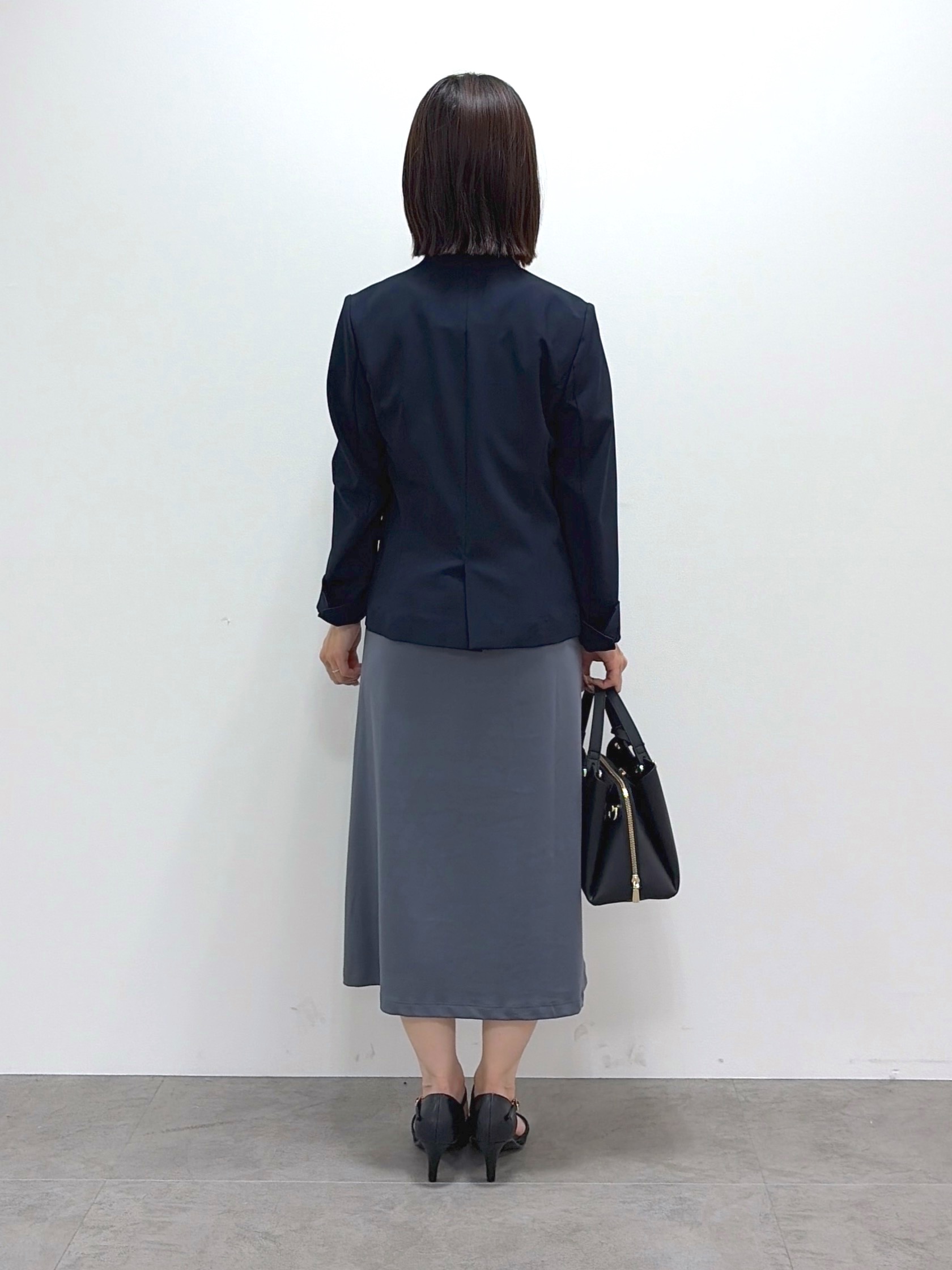 kozuさんの「index｜【接触冷感／吸水速乾】ノーカラージャケット／セットアップ対応可《洗える／防シワ／ストレッチ》」を使ったコーディネート