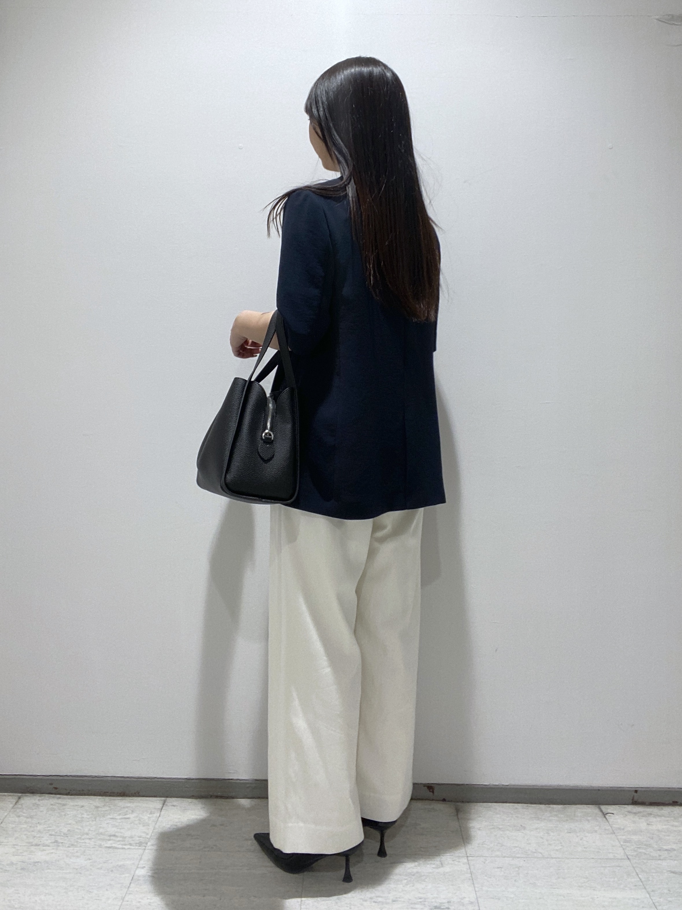 meiさんの「INDIVI｜【着る日傘】ハーフスリーブダブルジャケット」を使ったコーディネート