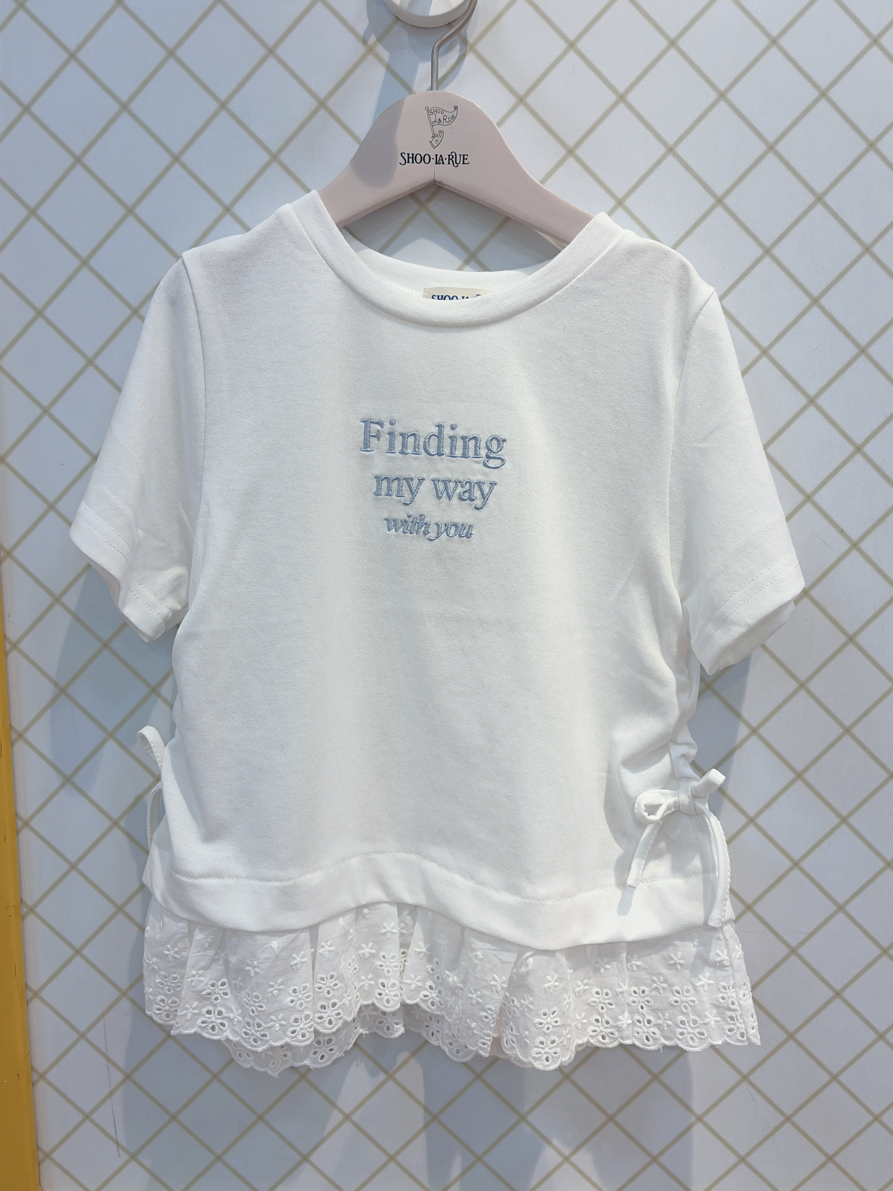 蒼さんの「SHOO･LA･RUE｜【110-150cm】レースデザインTシャツ」を使ったコーディネート