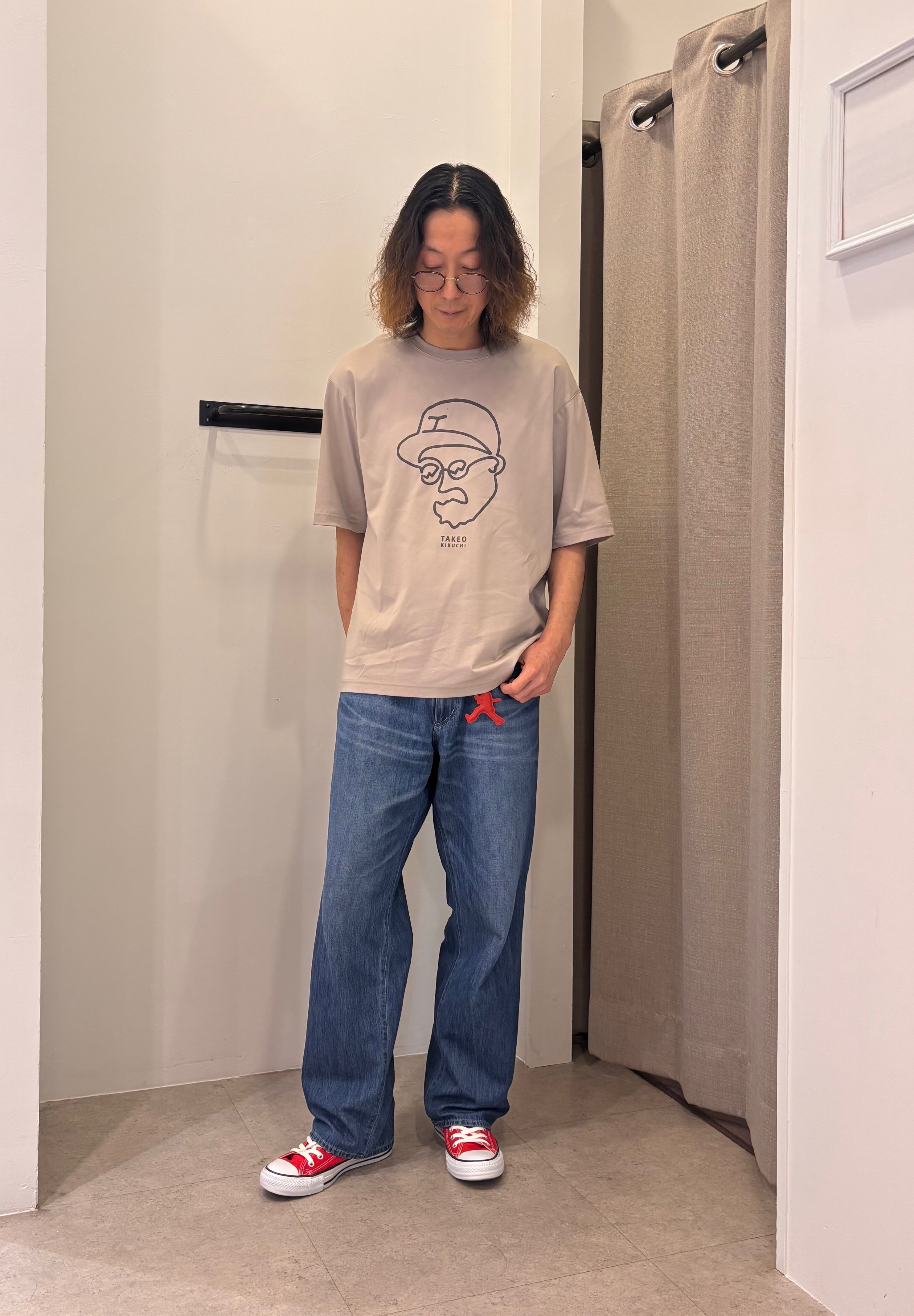 おーのさんの「TAKEO KIKUCHI｜【撥水・洗える・シワになりにくい】 リランチェ（R） フードブルゾン」を使ったコーディネート