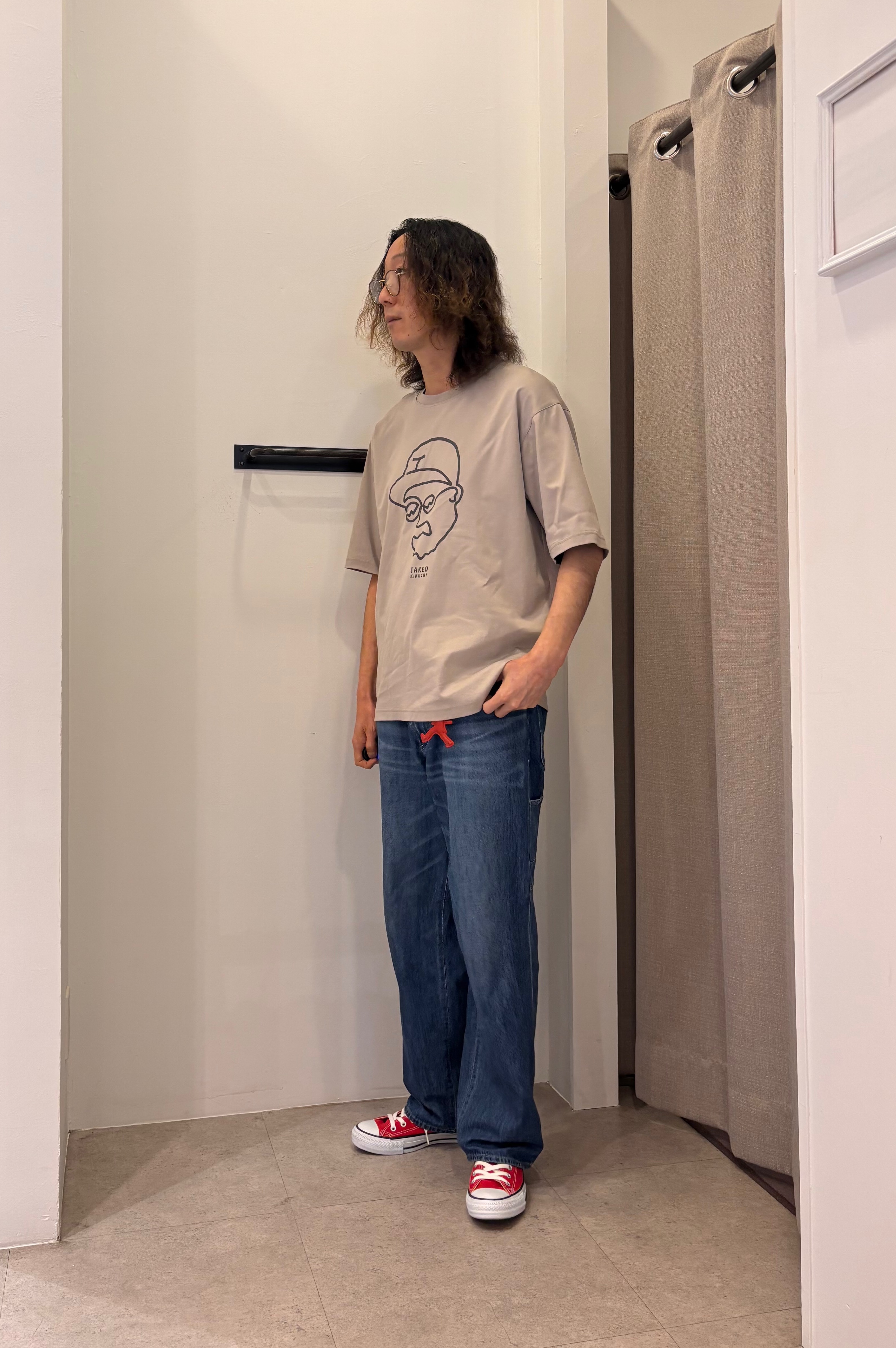 おーのさんの「TAKEO KIKUCHI｜【撥水・洗える・シワになりにくい】 リランチェ（R） フードブルゾン」を使ったコーディネート