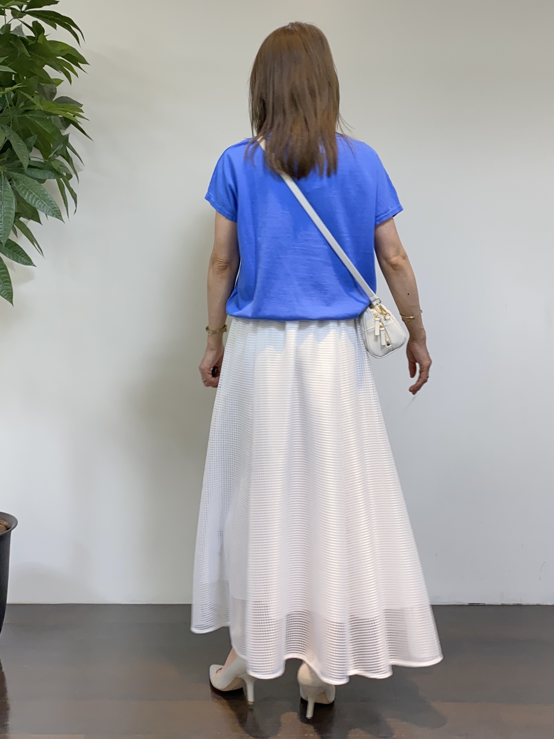tomoさんの「UNTITLED｜【9色展開/アンサンブル可】コットンクルーネックカーディガン」を使ったコーディネート