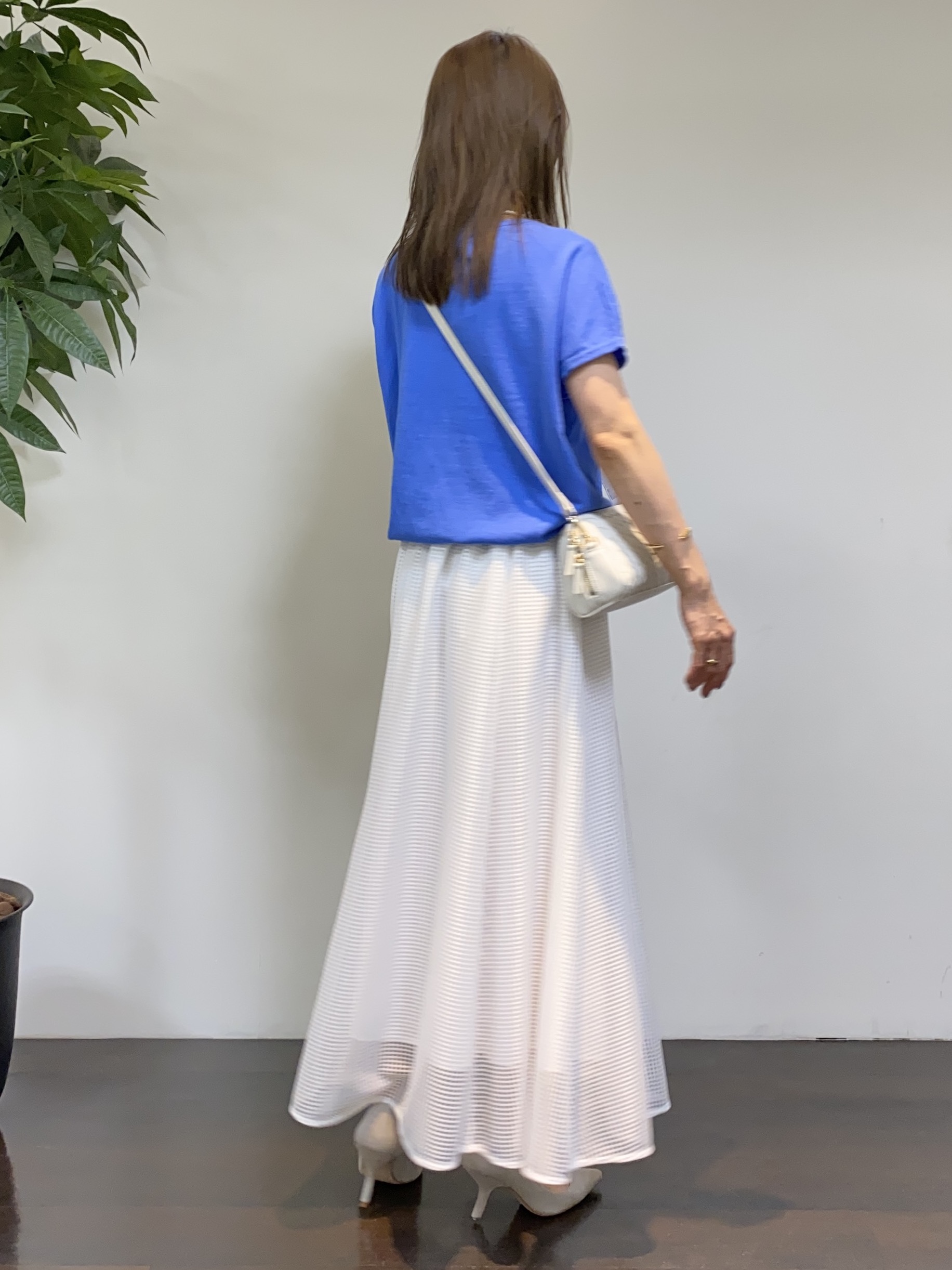 tomoさんの「UNTITLED｜【9色展開/アンサンブル可】コットンクルーネックカーディガン」を使ったコーディネート