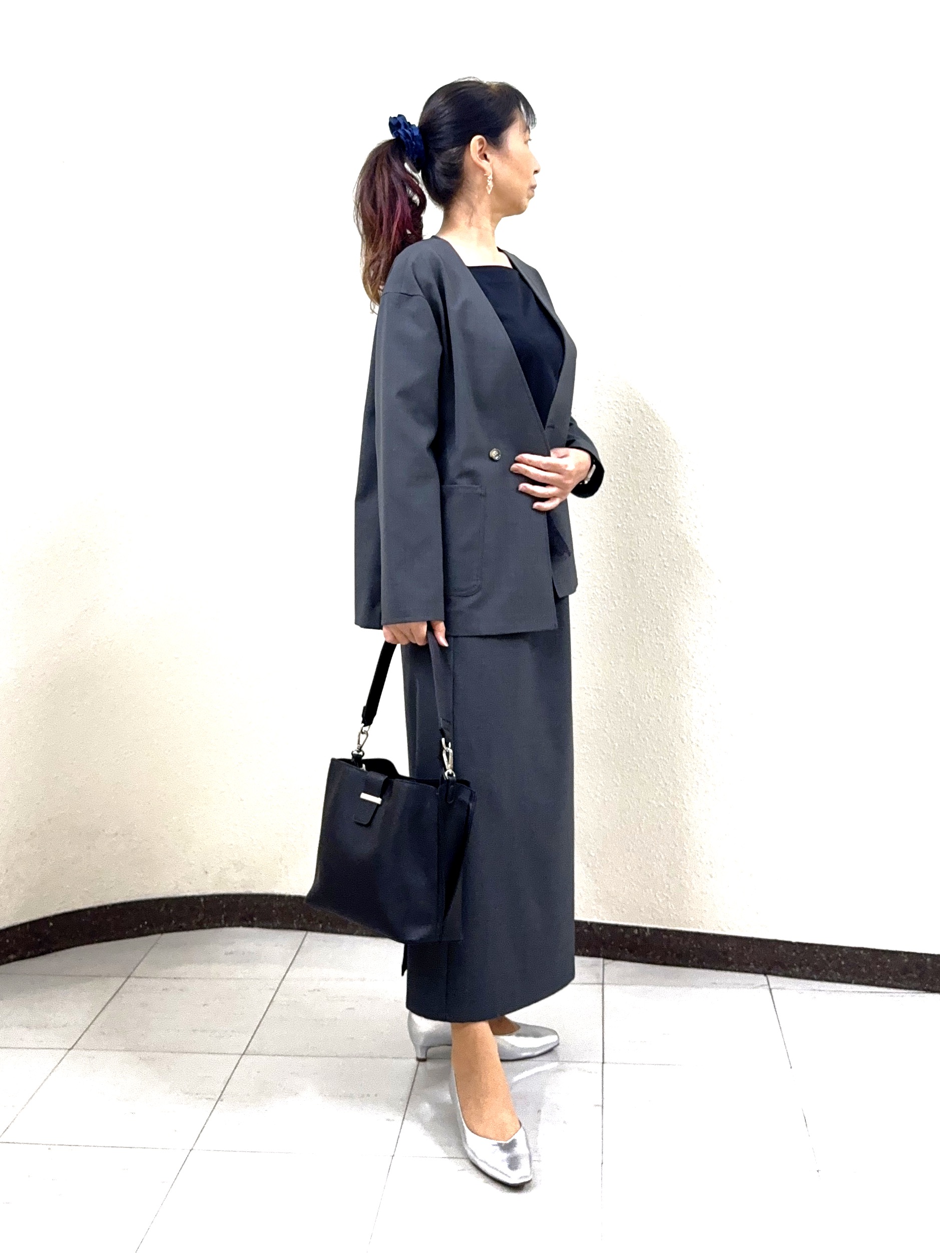⭐︎Eimi⭐︎さんの「Reflect｜【単品使い◎】ジャケット＋ナロースカートセット」を使ったコーディネート