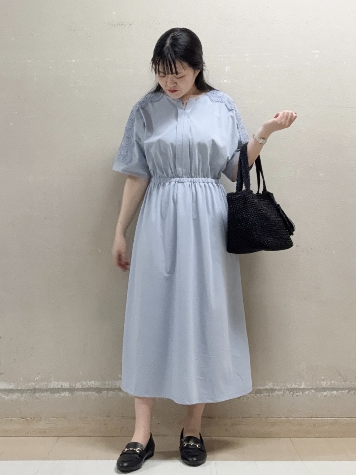  Aさんの「Reflect｜【UVカット／接触冷感】ドルマン袖ジャージワンピース」を使ったコーディネート