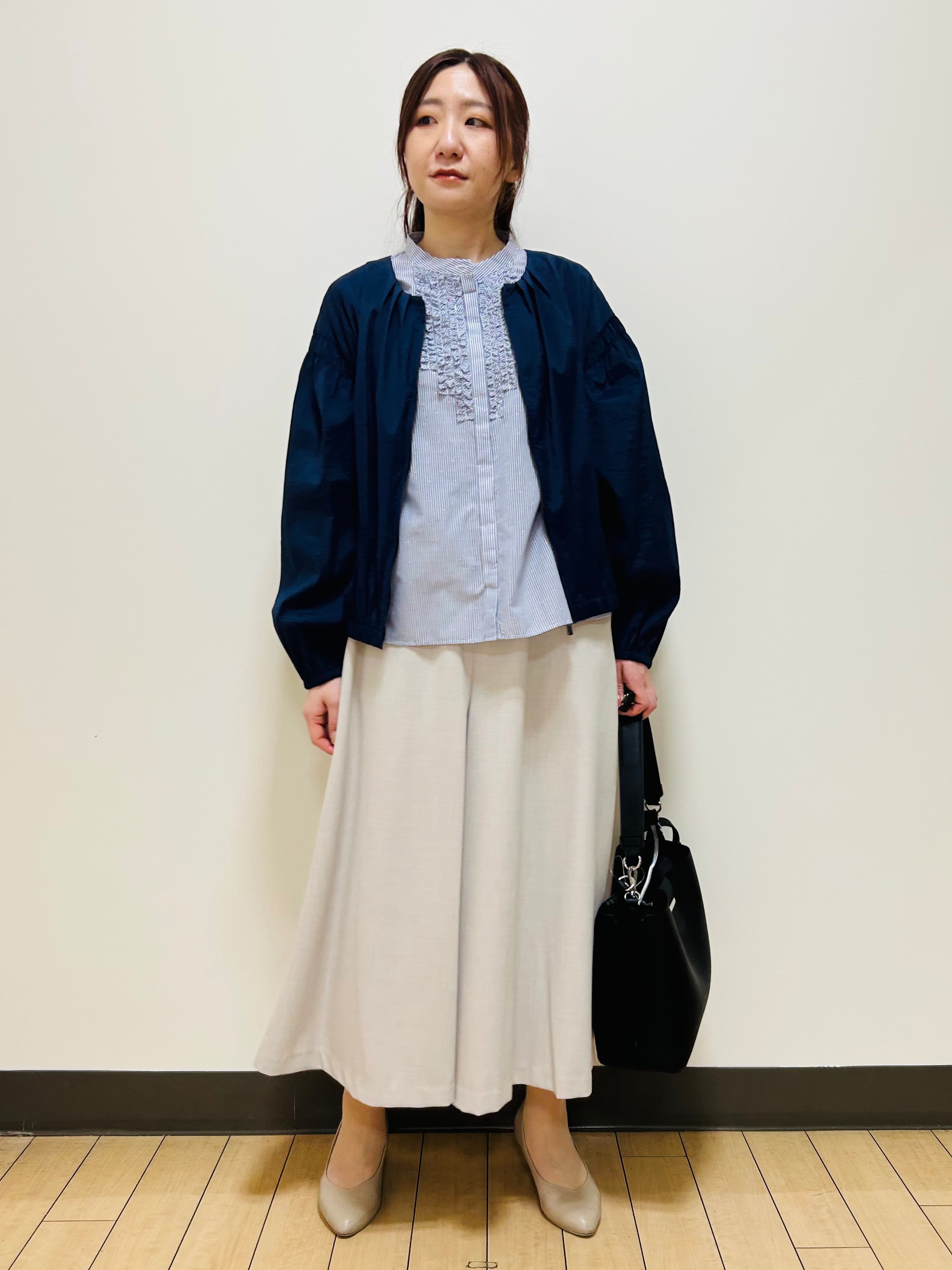 miiiさんの「Reflect｜フロントファスナーシアーブルゾン」を使ったコーディネート