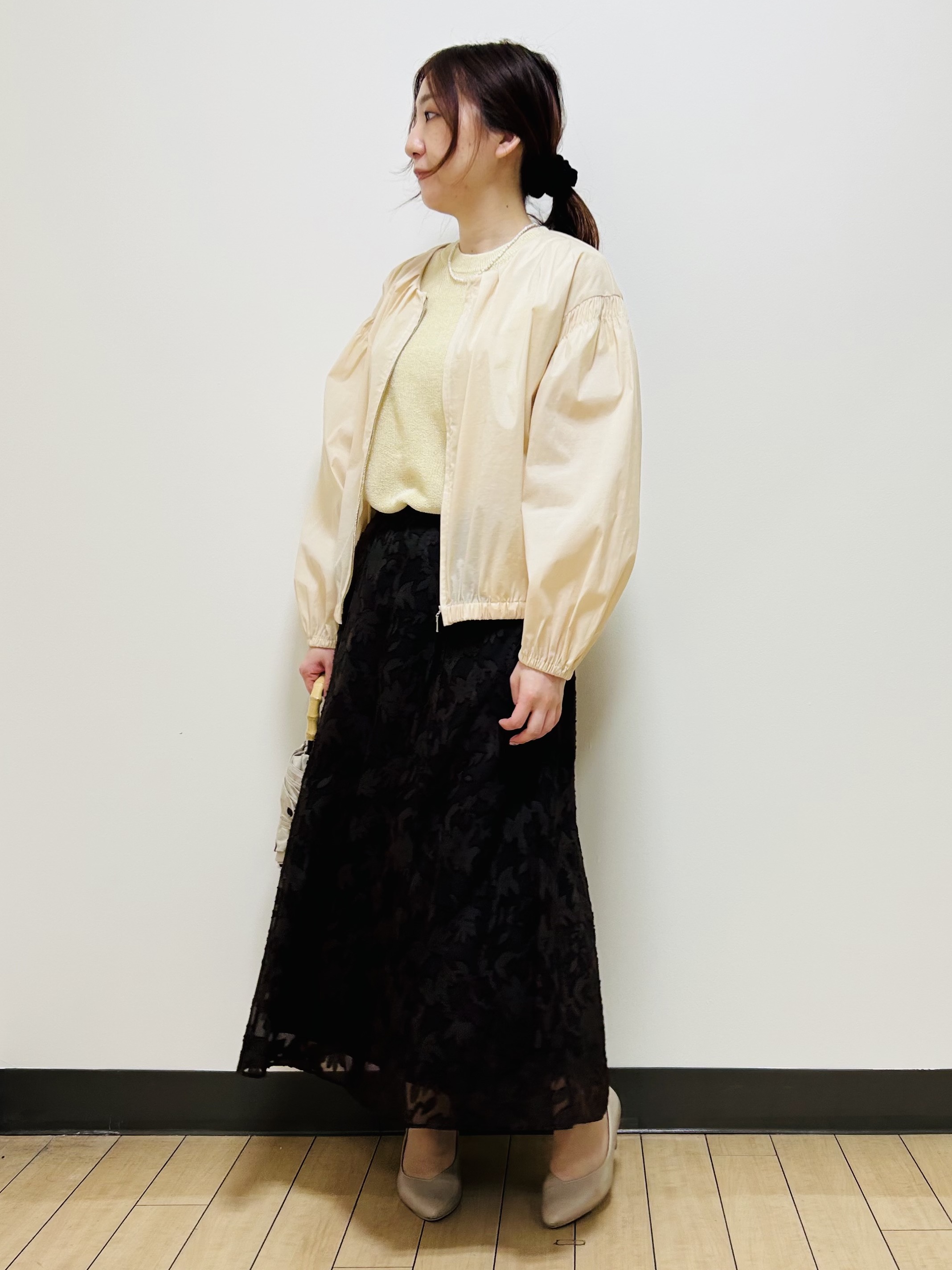 miiiさんの「Reflect｜フロントファスナーシアーブルゾン」を使ったコーディネート