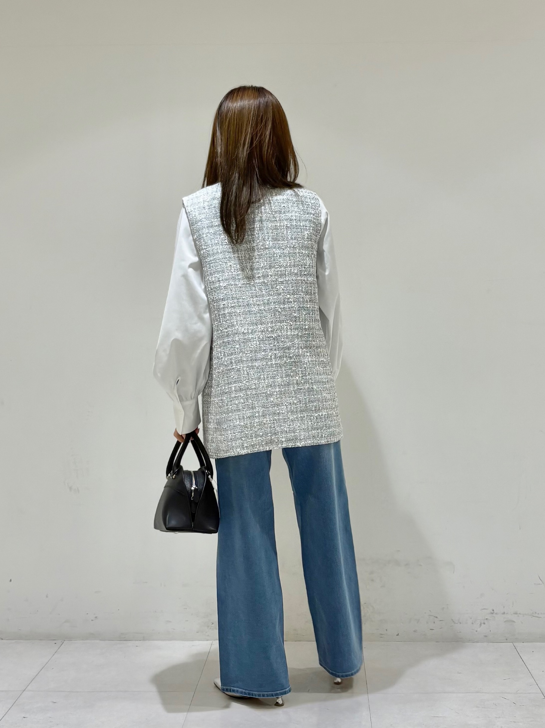 kyokaさんの「UNTITLED｜【きれいめカジュアル】ツイードカラーレスジレ」を使ったコーディネート