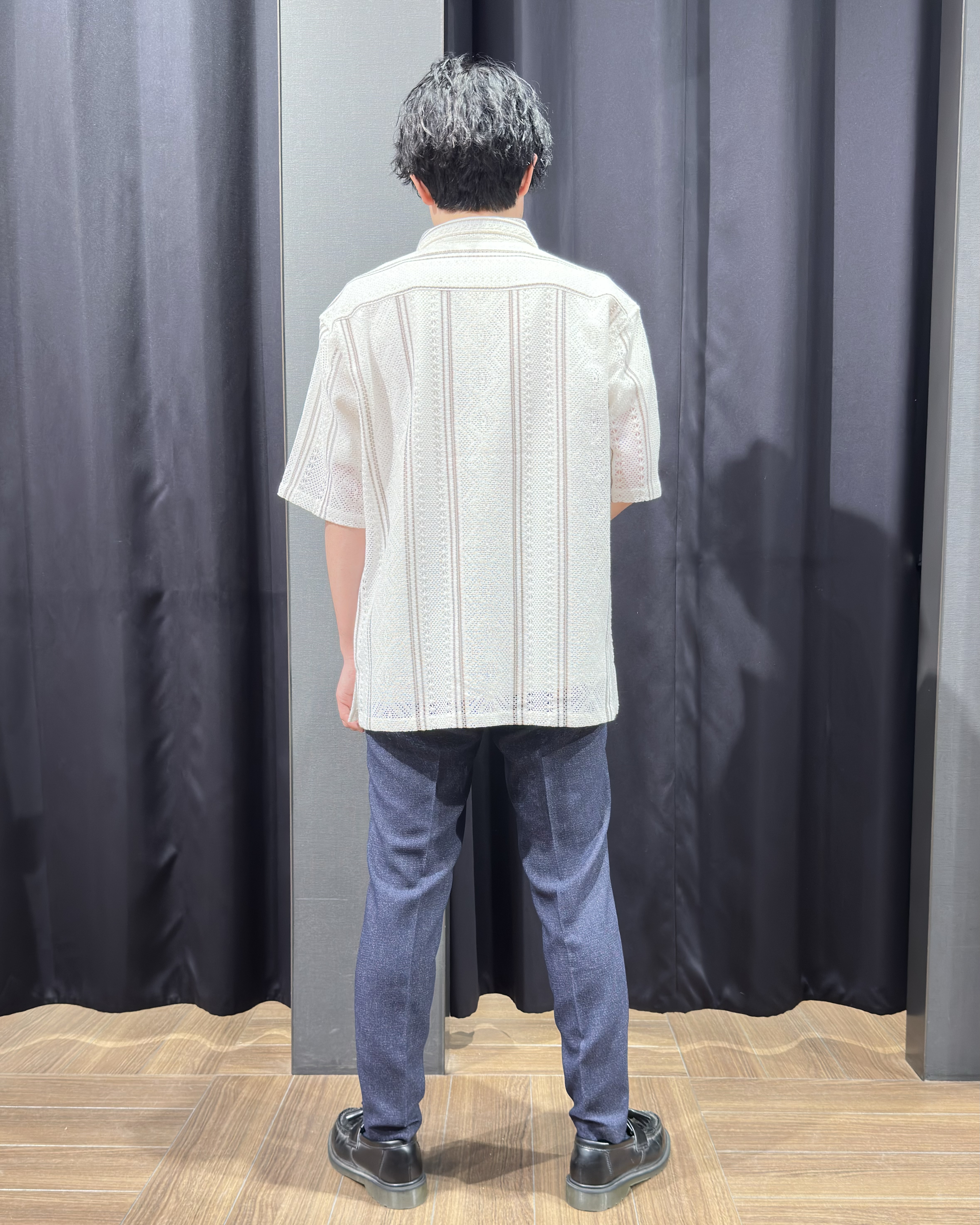 tomoyaさんの「THE SHOP TK｜【2点セット】クラフトレース 半袖シャツ＋半袖Tシャツ」を使ったコーディネート