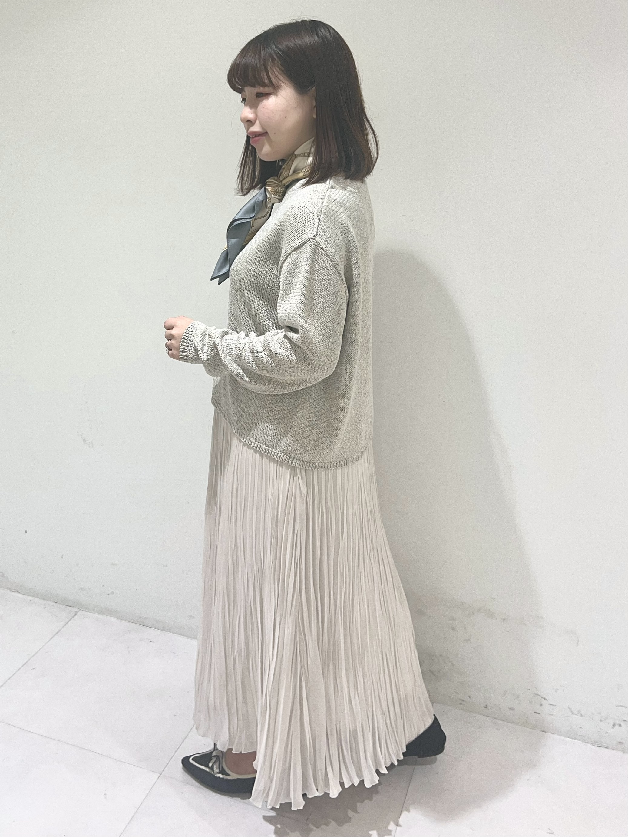 Mitsukiさんの「UNTITLED｜【洗える/光沢感】ファンシーヤーンニット」を使ったコーディネート