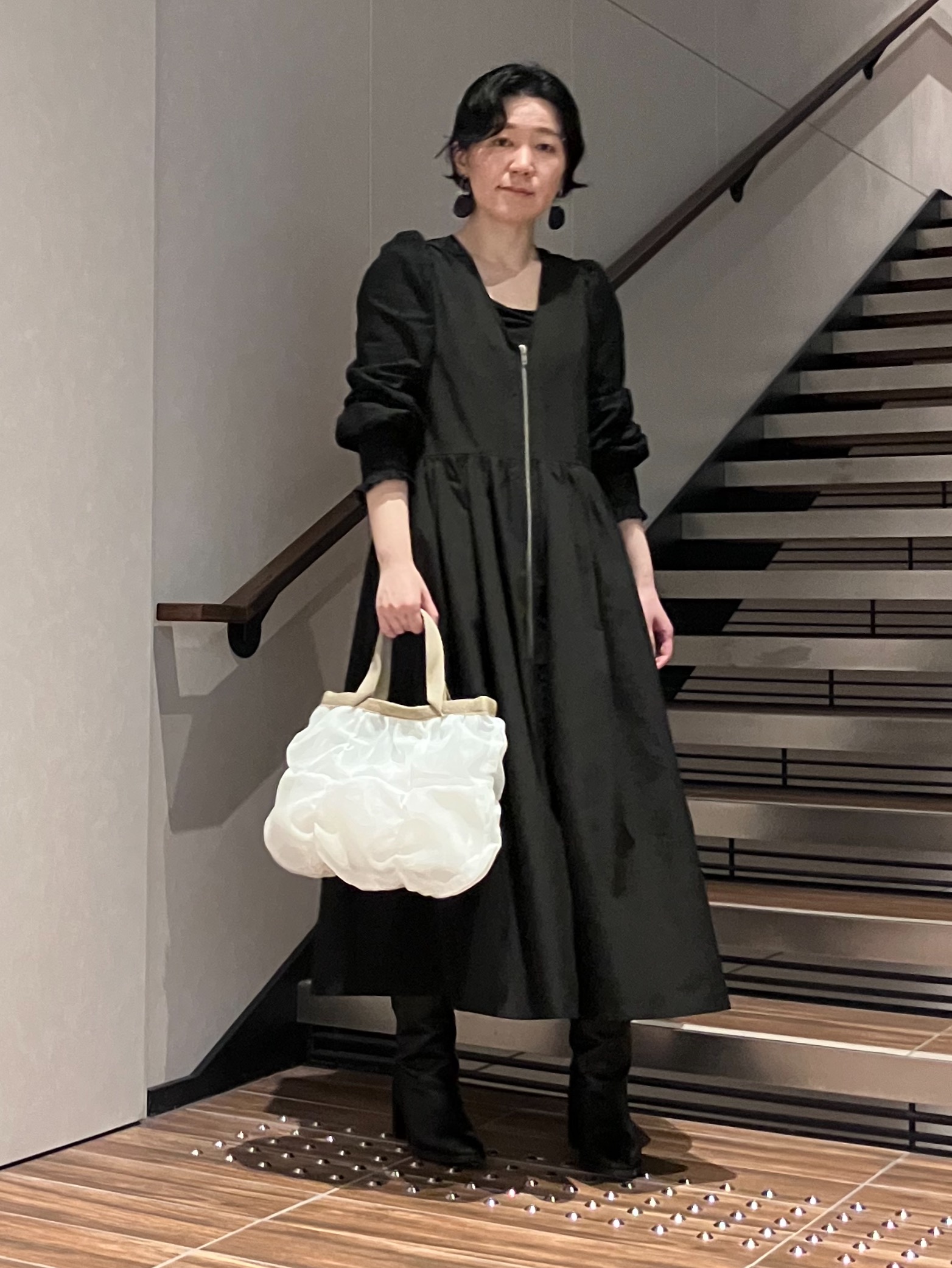 Cさんの「HIROKO HAYASHI｜FABRE（ファーブル）ハンドバッグ」を使ったコーディネート