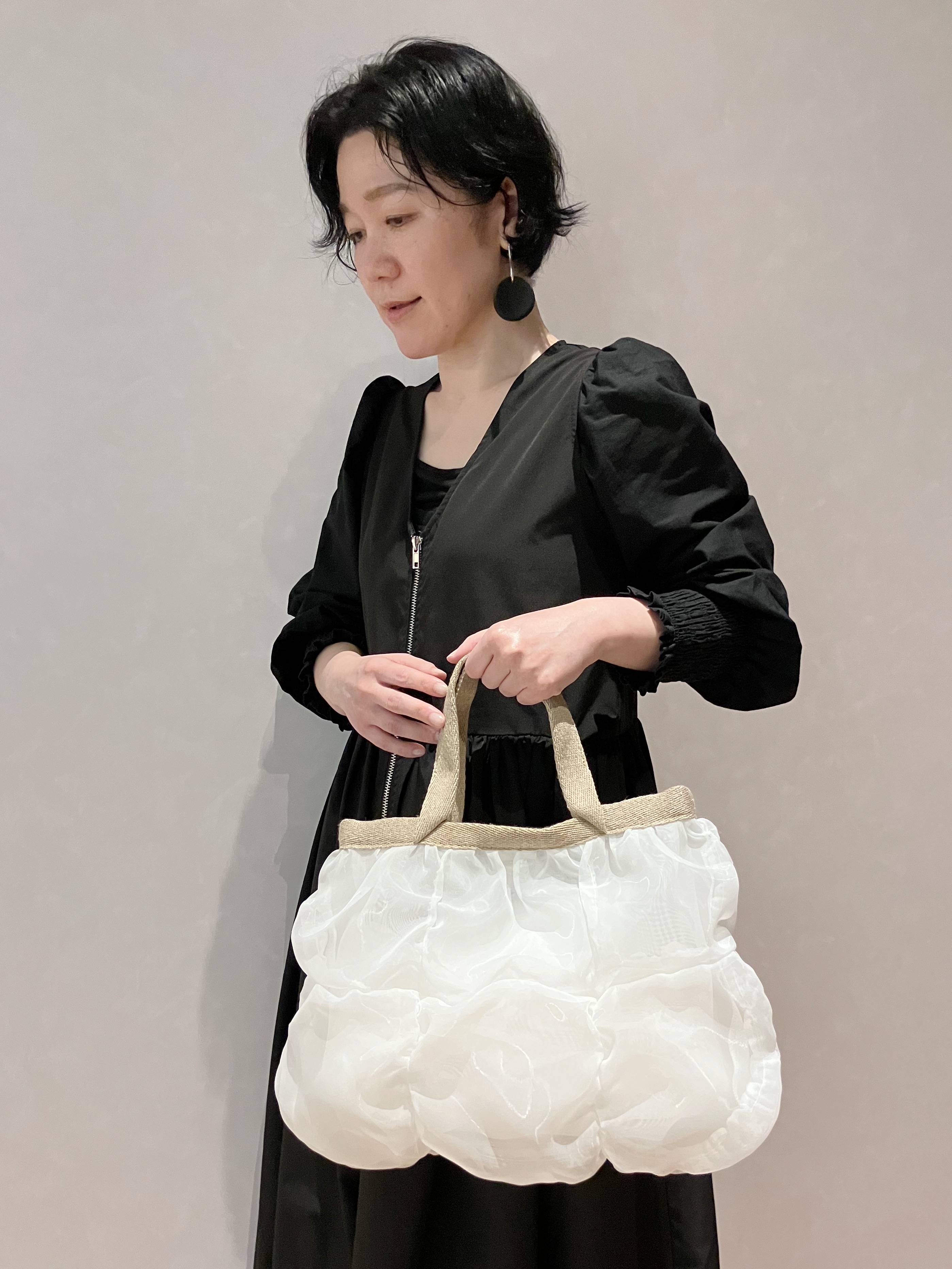 Cさんの「HIROKO HAYASHI｜FABRE（ファーブル）ハンドバッグ」を使ったコーディネート