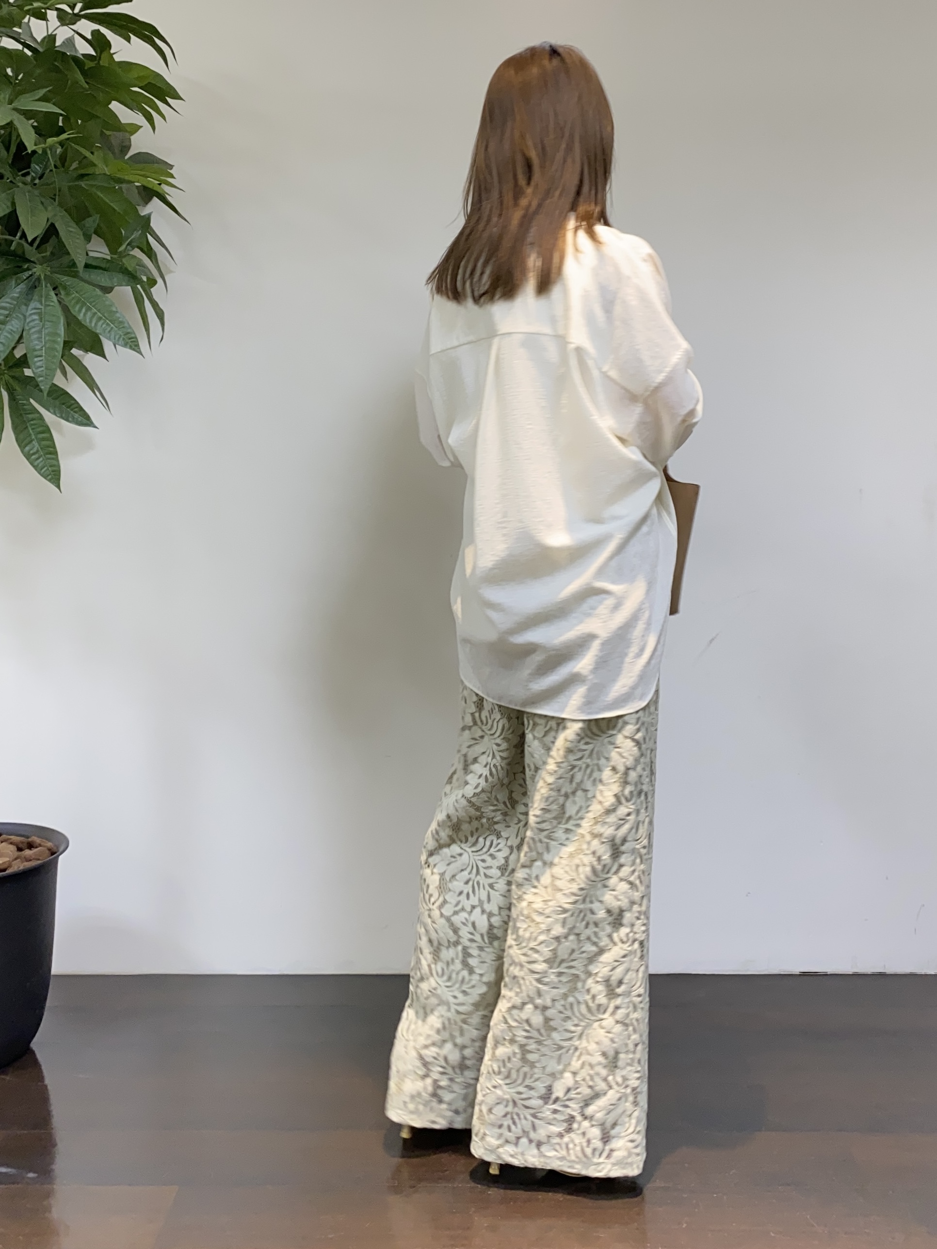 tomoさんの「UNTITLED｜【洗える/ストレッチ性】ダブルブレストジャケット」を使ったコーディネート