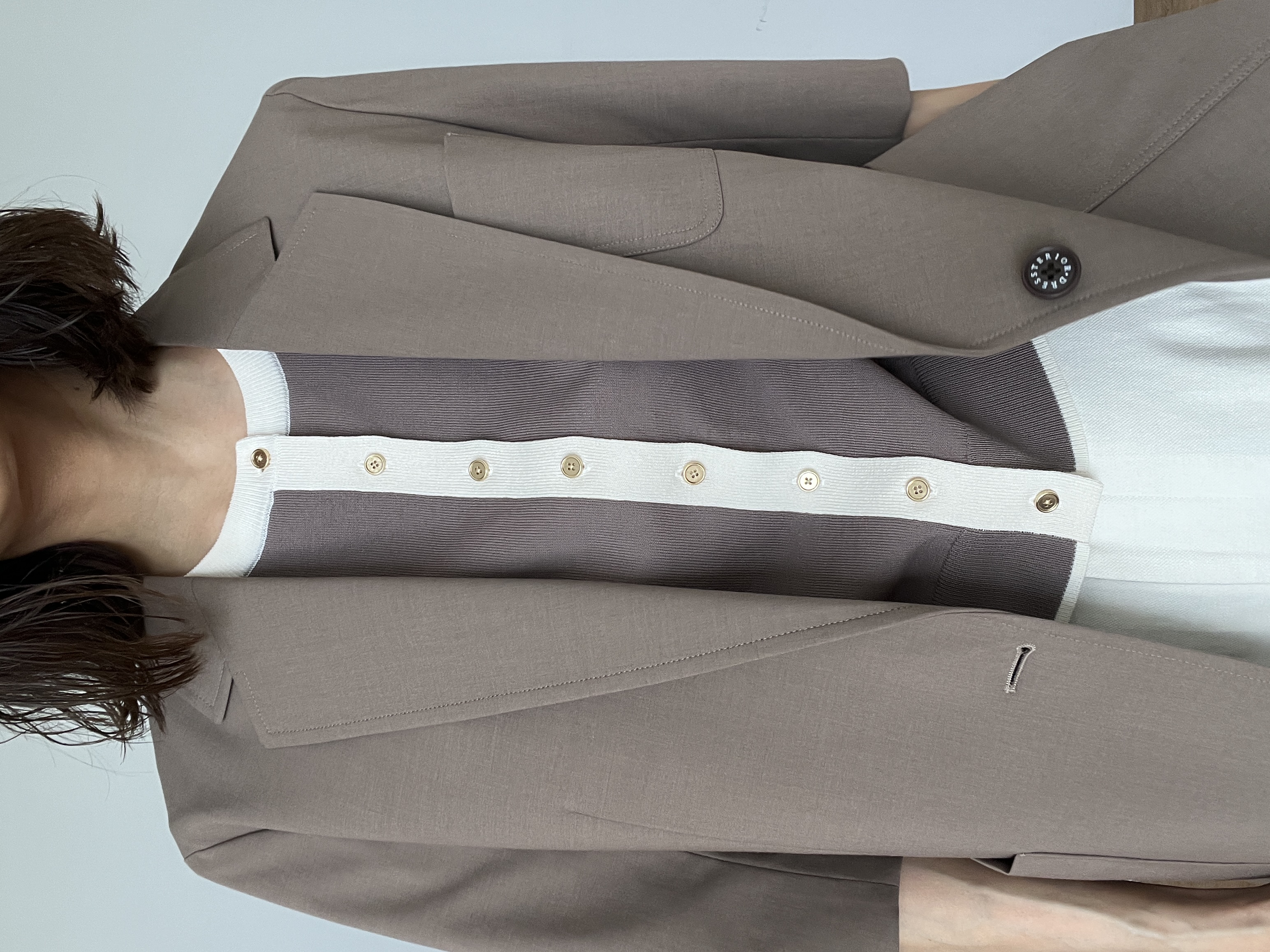 misaさんの「DRESSTERIOR｜【接触冷感/セットアップ可】 2WAYストレッチスリークオータージャケット」を使ったコーディネート