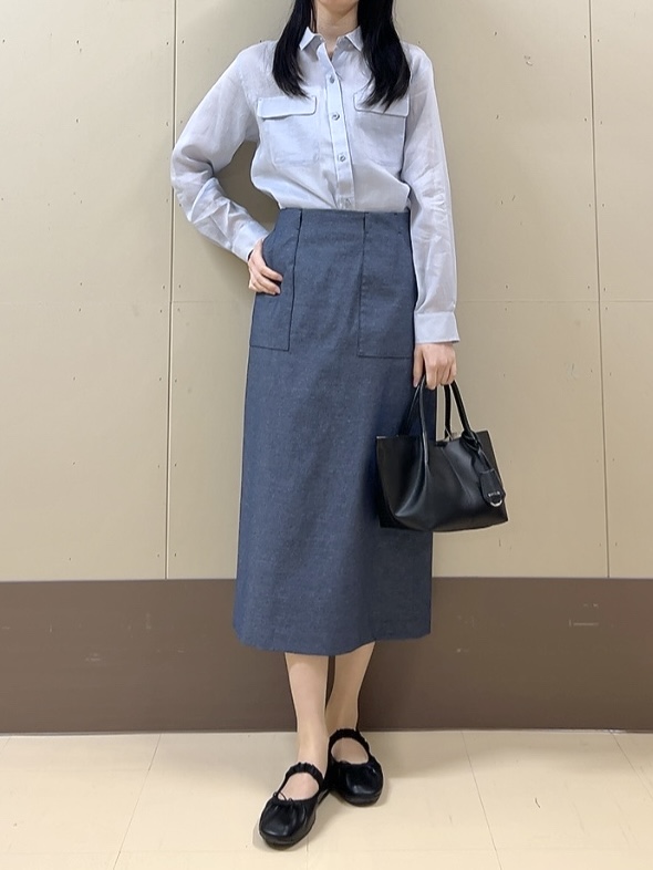 sechiさんの「UNTITLED｜【古畑星夏さん着用/接触冷感】ドライタッチシャツ」を使ったコーディネート