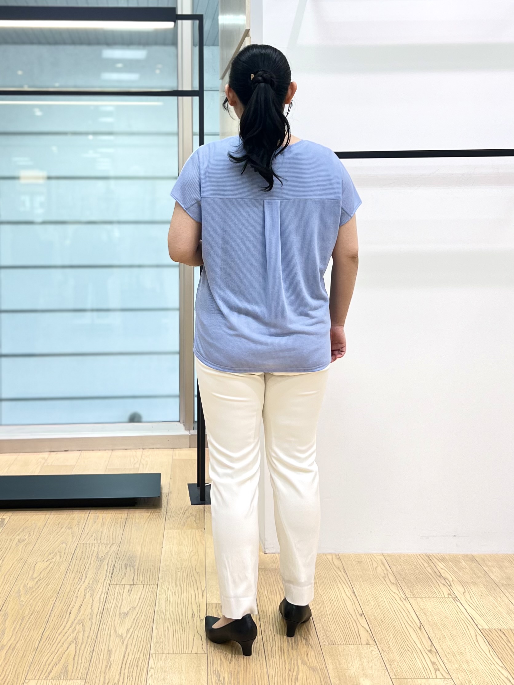shimaさんの「INDIVI｜【洗える／多機能／SETUP可】着る日傘ダブルジャケット」を使ったコーディネート