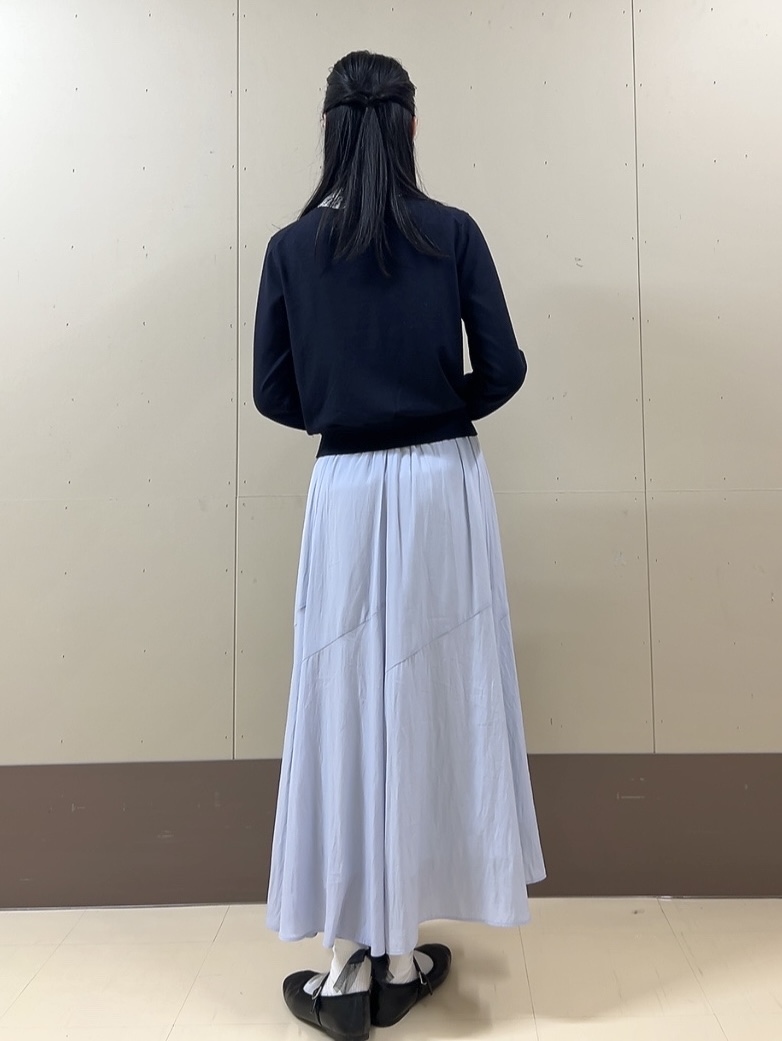 sechiさんの「UNTITLED｜【洗える/カジュアルフォーマル】2WAYレース襟ニットプルオーバー」を使ったコーディネート
