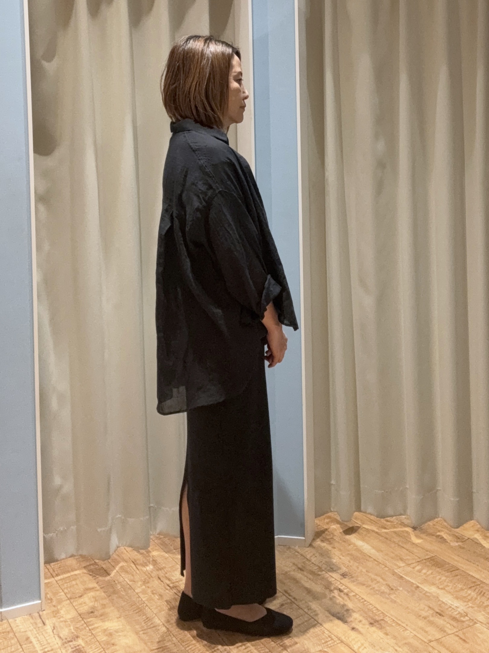 yuさんの「SHOO･LA･RUE｜【綿100%/S-LL/プチプラ】ゆるシルエット シンプルTシャツ」を使ったコーディネート