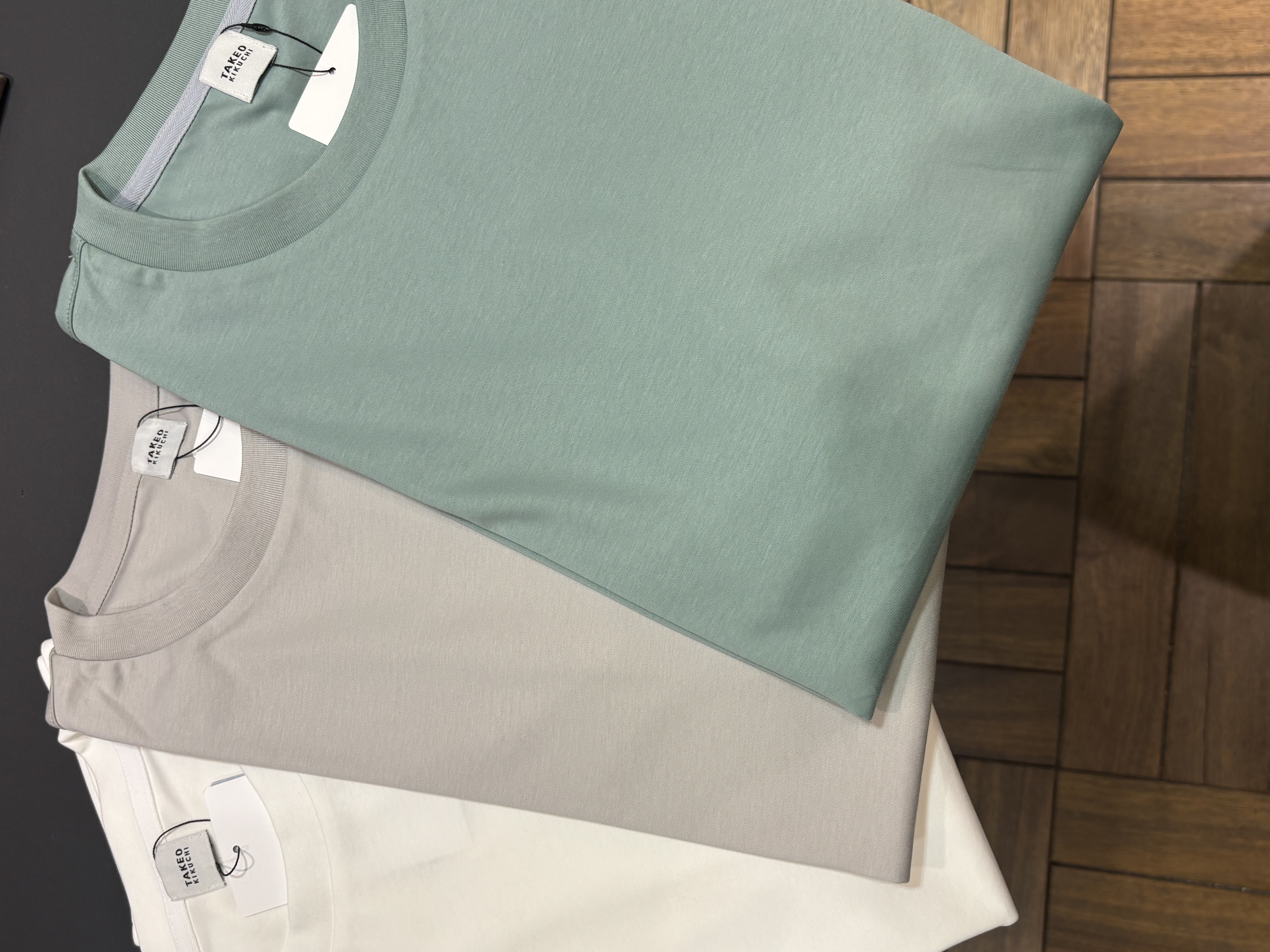 ヒナさんの「TAKEO KIKUCHI｜【接触冷感】アイスクリアコットン Tシャツ」を使ったコーディネート