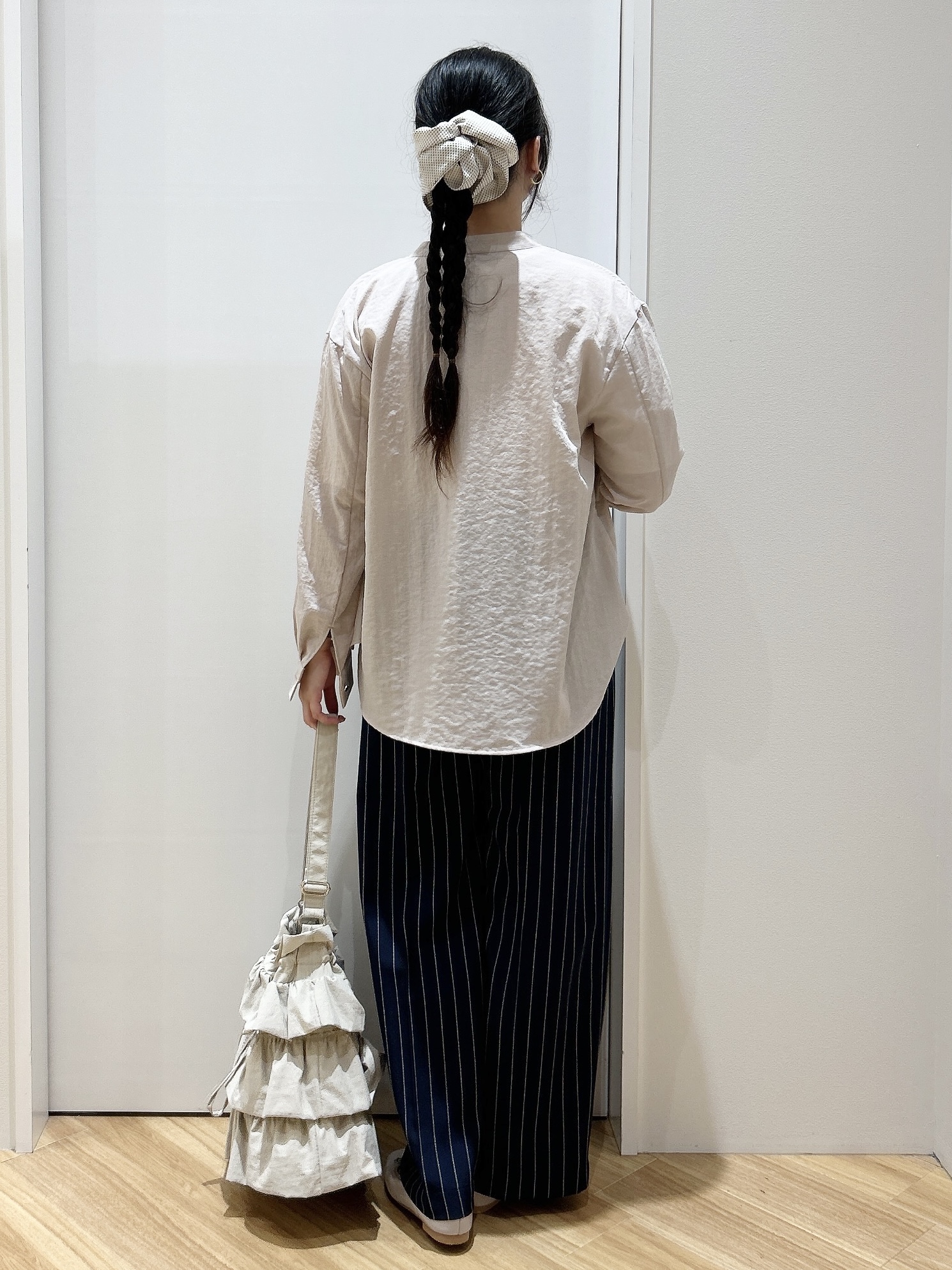 みいさんの「grove｜【UVカット/接触冷感】プリントアソート5分袖Tシャツ」を使ったコーディネート