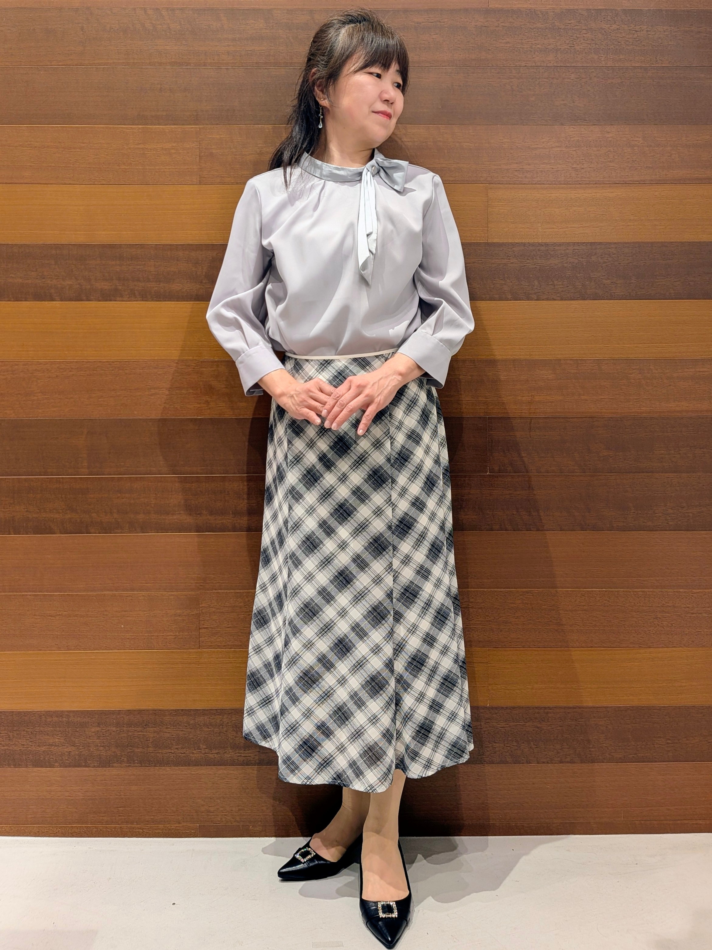 momoさんの「OPAQUE.CLIP｜【接触冷感／吸水速乾】セットアップ対応ストレッチテーラードジャケット《イージーアイロン／洗濯機OK／」を使ったコーディネート