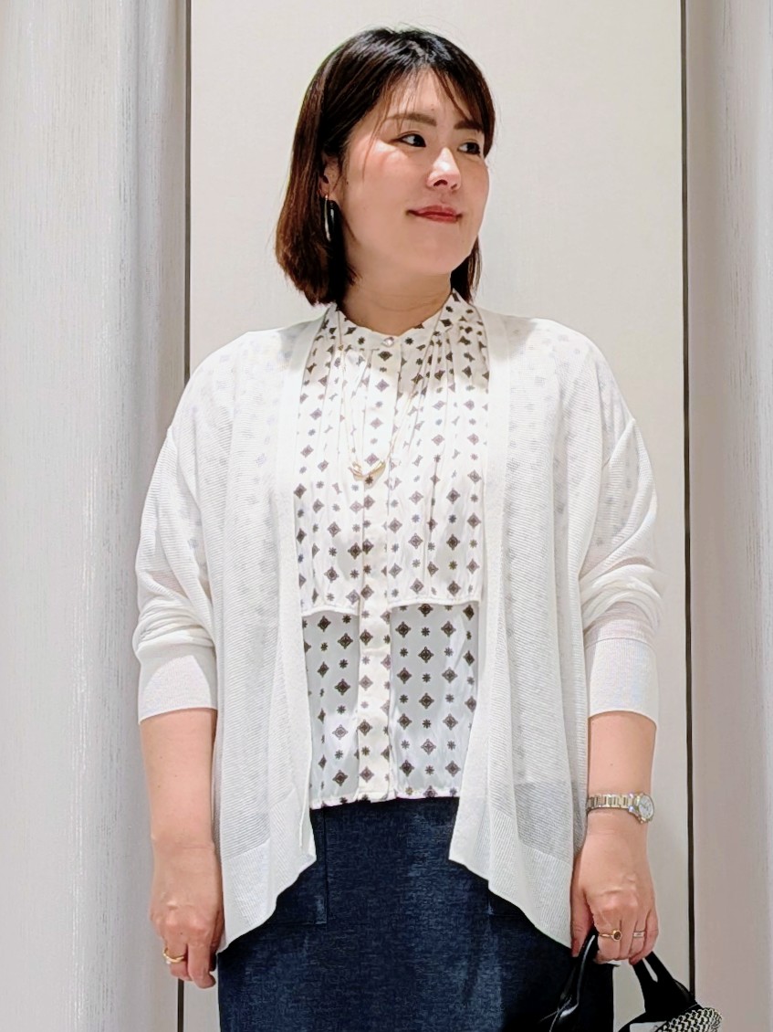 Onumaさんの「UNTITLED｜【日除け・冷房対策に】コットンリネンカーディガン」を使ったコーディネート