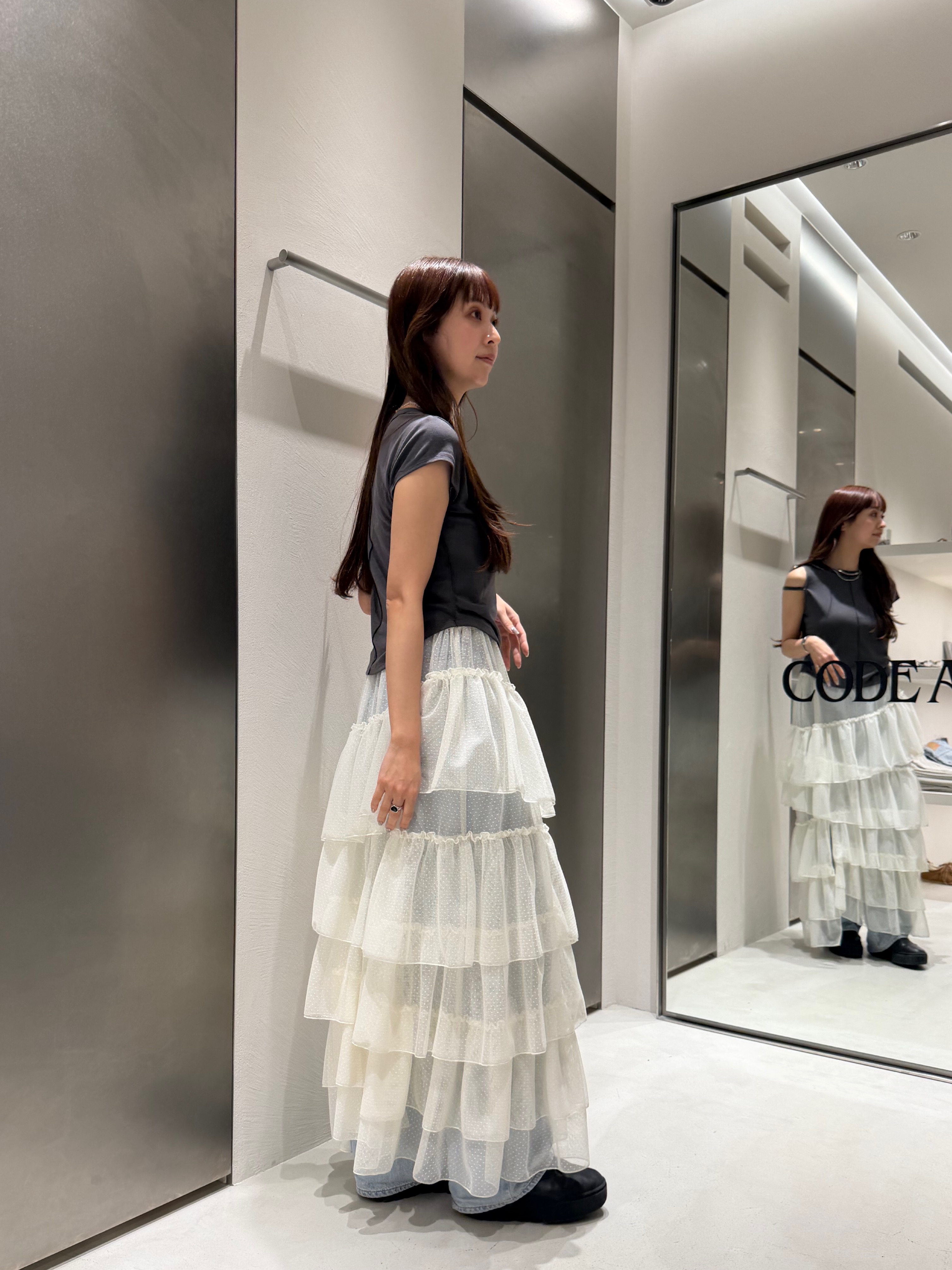 kanamiさんの「CODE A｜compact edge tee」を使ったコーディネート