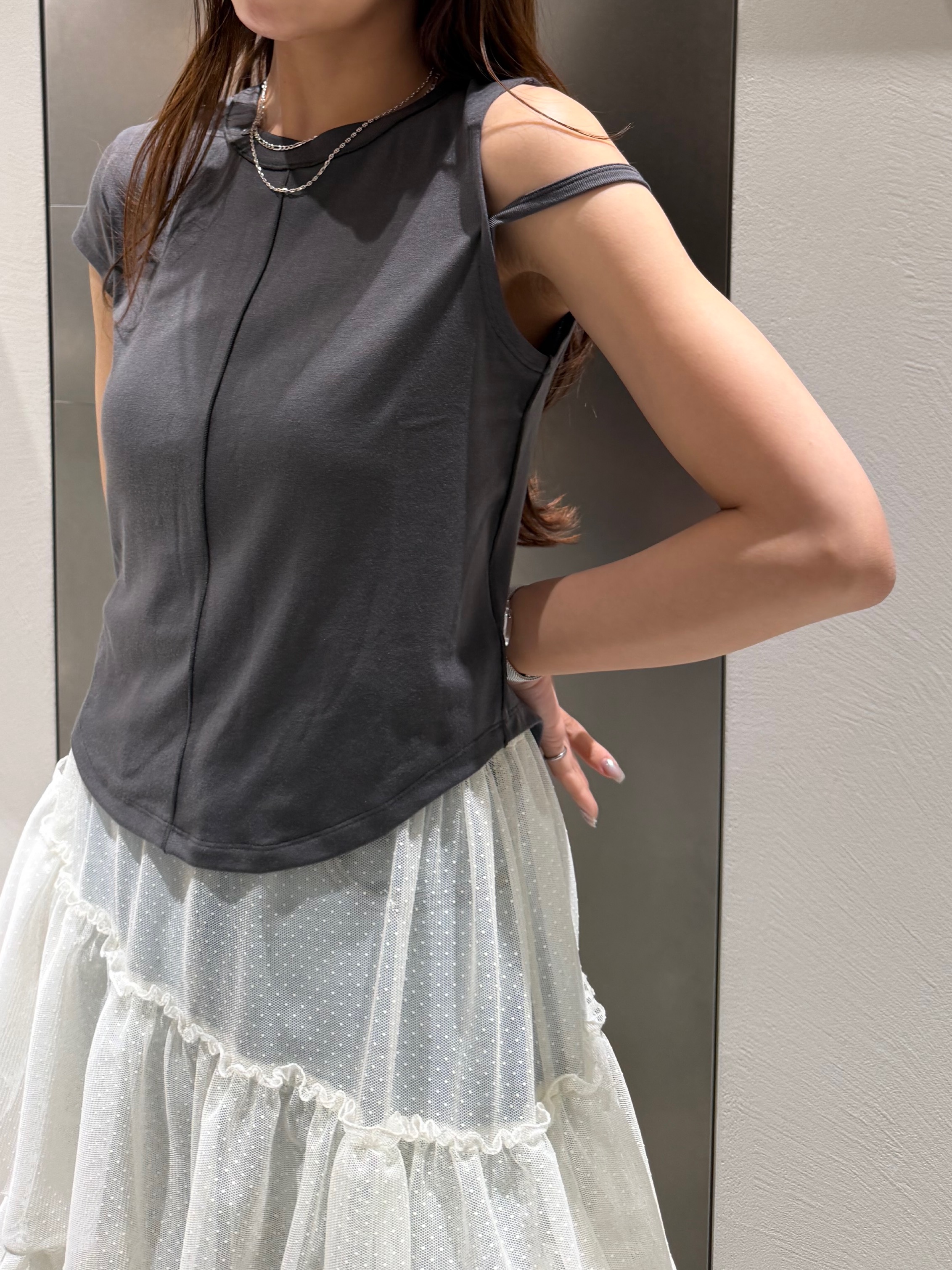 kanamiさんの「CODE A｜compact edge tee」を使ったコーディネート