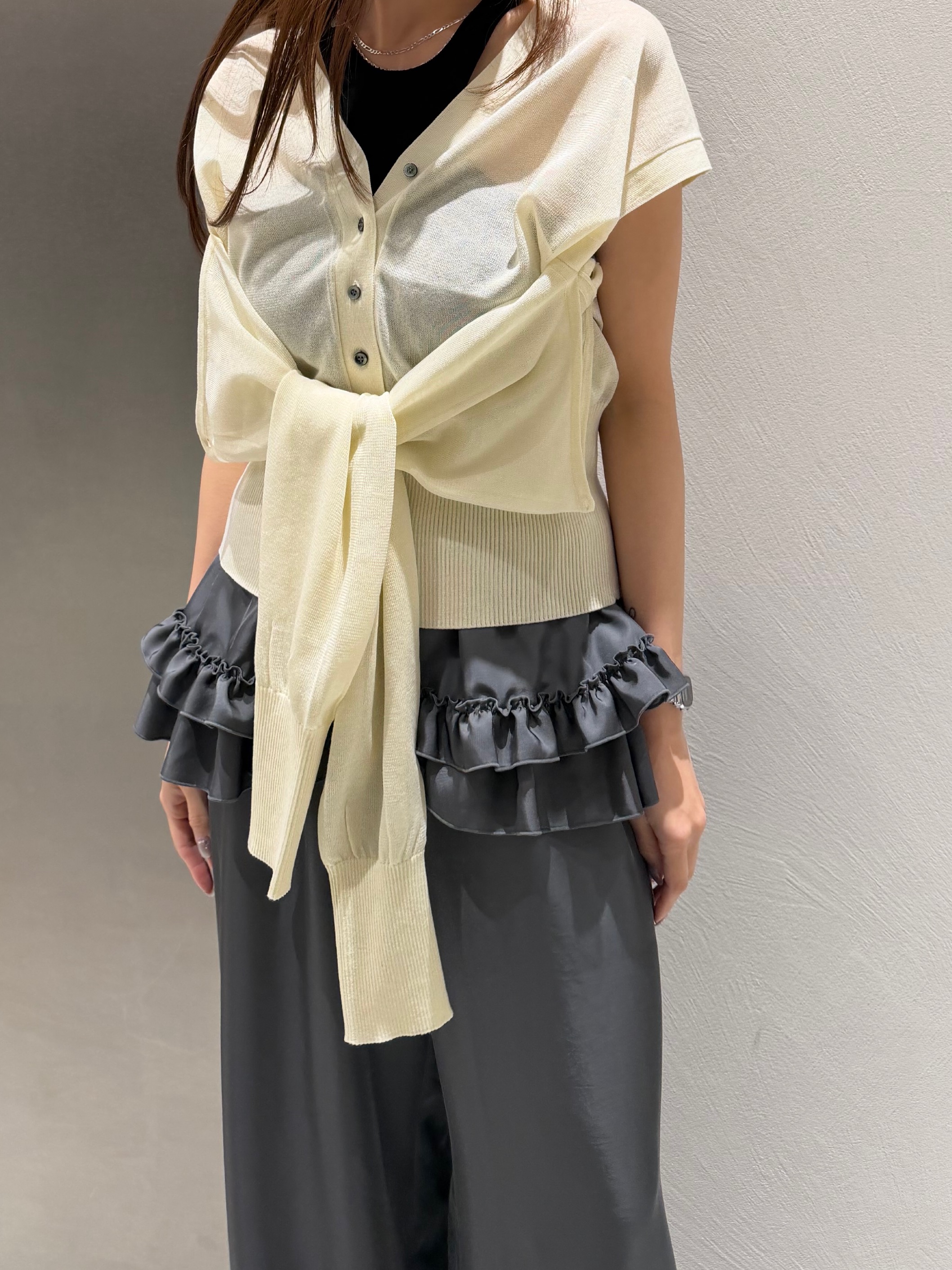 kanamiさんの「CODE A｜frill wide pants」を使ったコーディネート