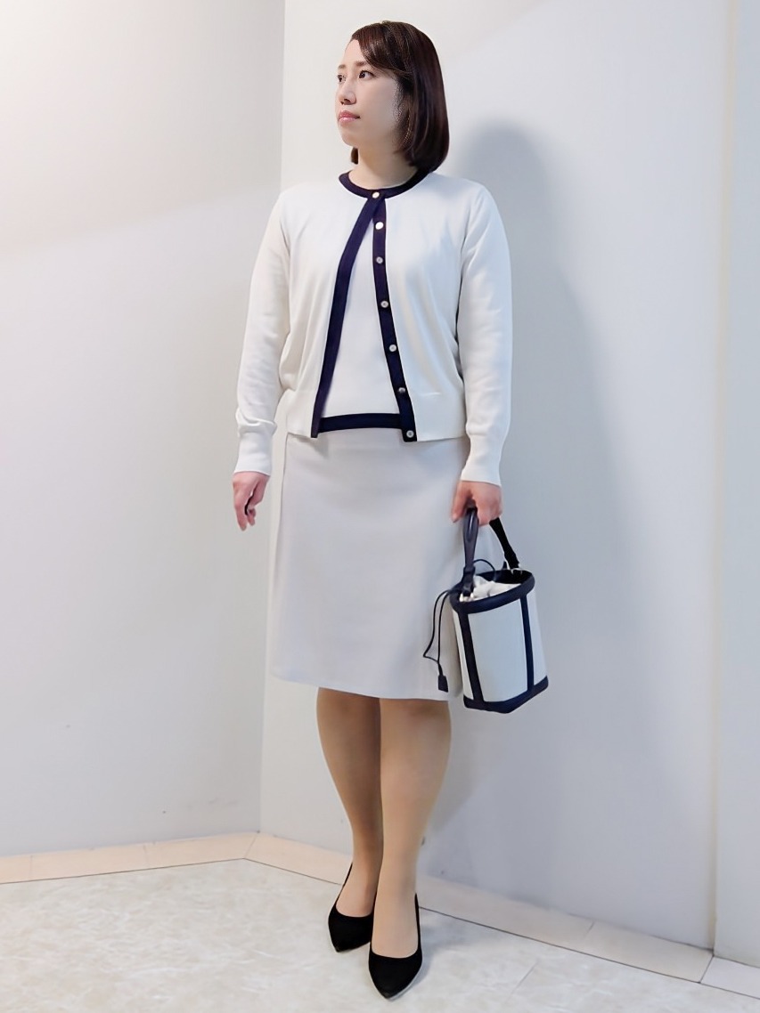 エリさんの「Reflect｜【SS-4Lサイズ／UVカット／接触冷感】匠ジャケット／ベーシックテーラード」を使ったコーディネート