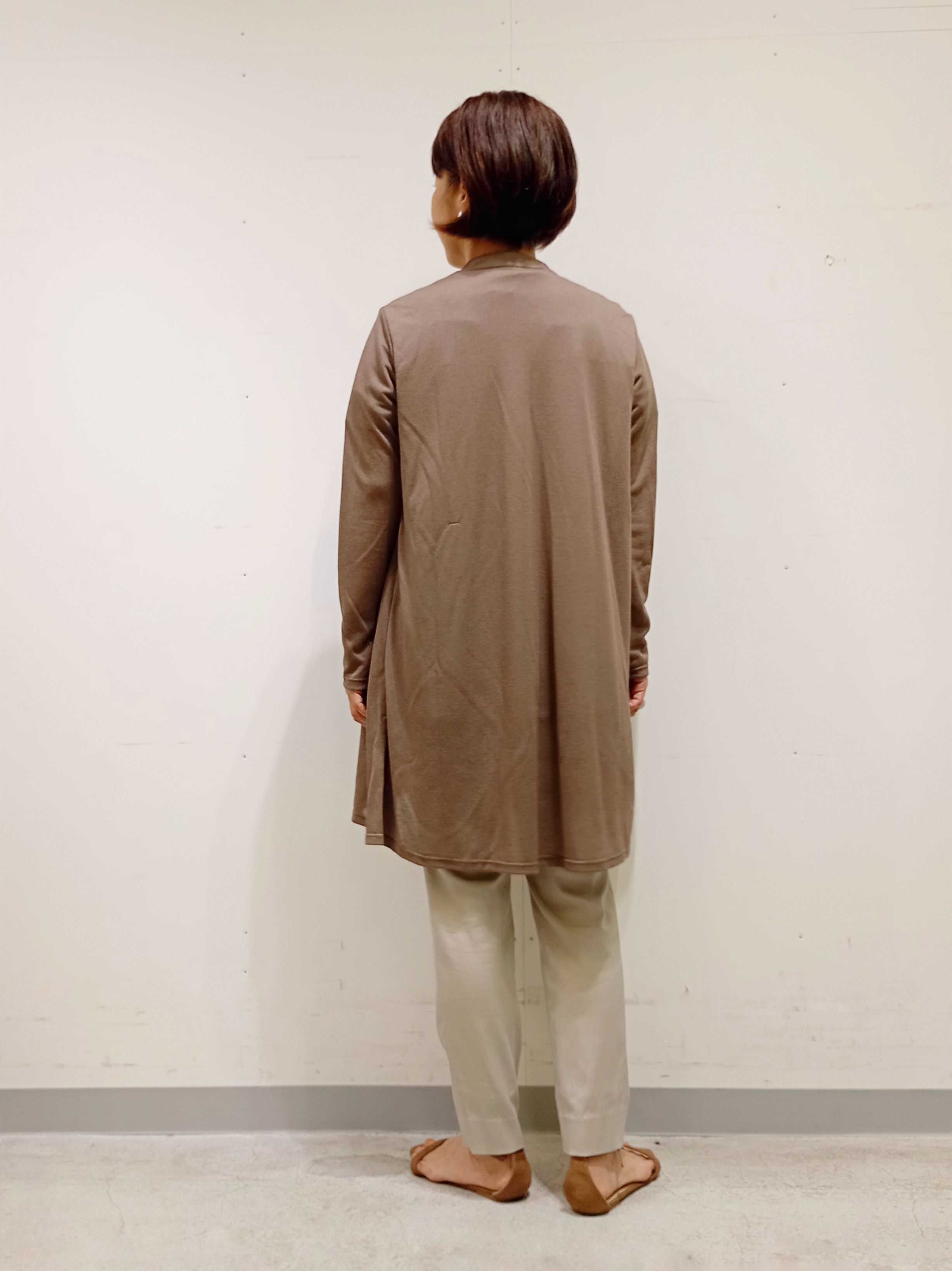Kさんの「INDIVI｜【洗える／アンサンブル可能】シアースストライプカーディガン」を使ったコーディネート