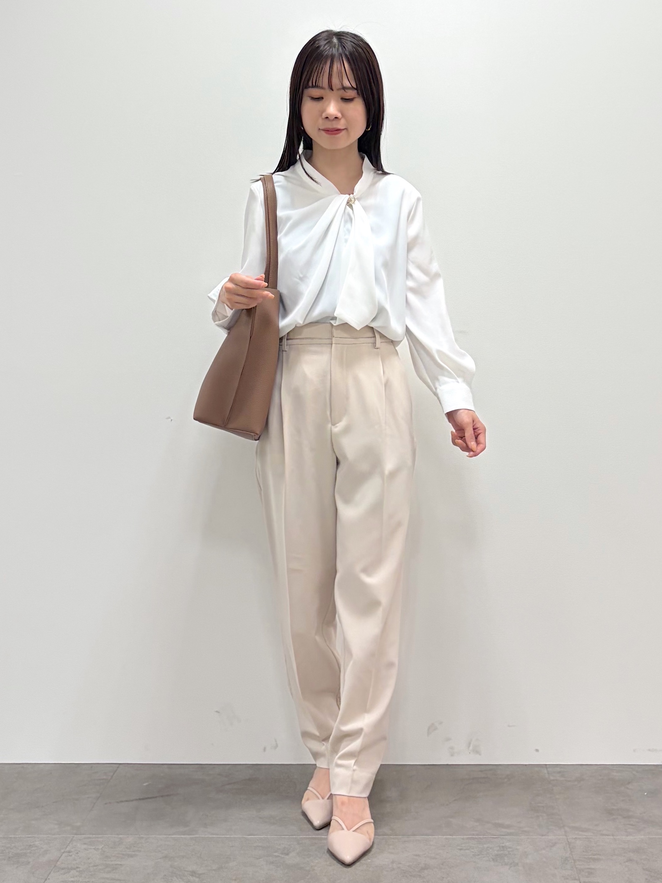 kozuさんの「index｜【接触冷感／吸水速乾】ノーカラージャケット／セットアップ対応可《洗える／防シワ／ストレッチ》」を使ったコーディネート