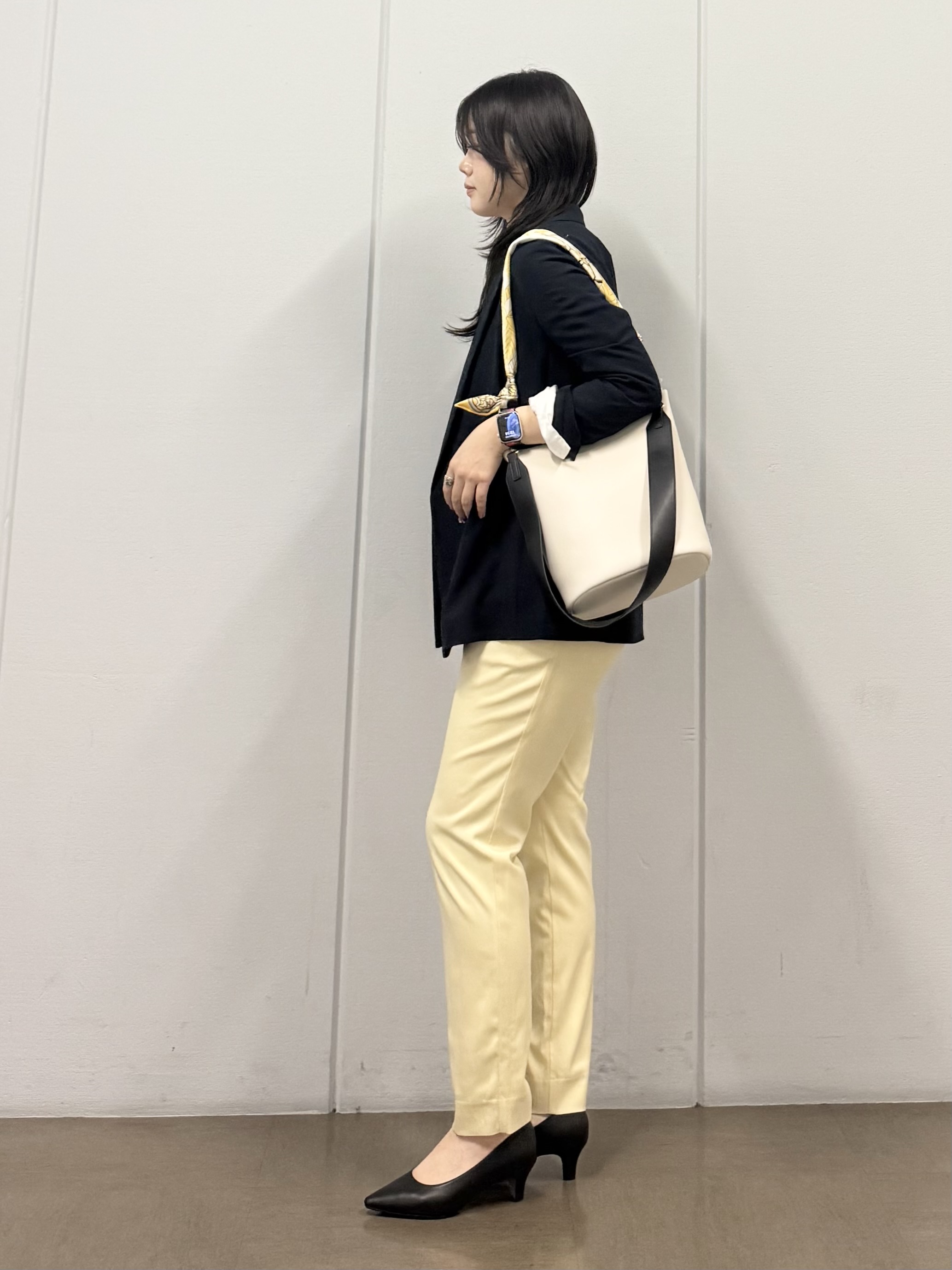 mizukiさんの「INDIVI｜【洗える／多機能／SETUP可】着る日傘ダブルジャケット」を使ったコーディネート