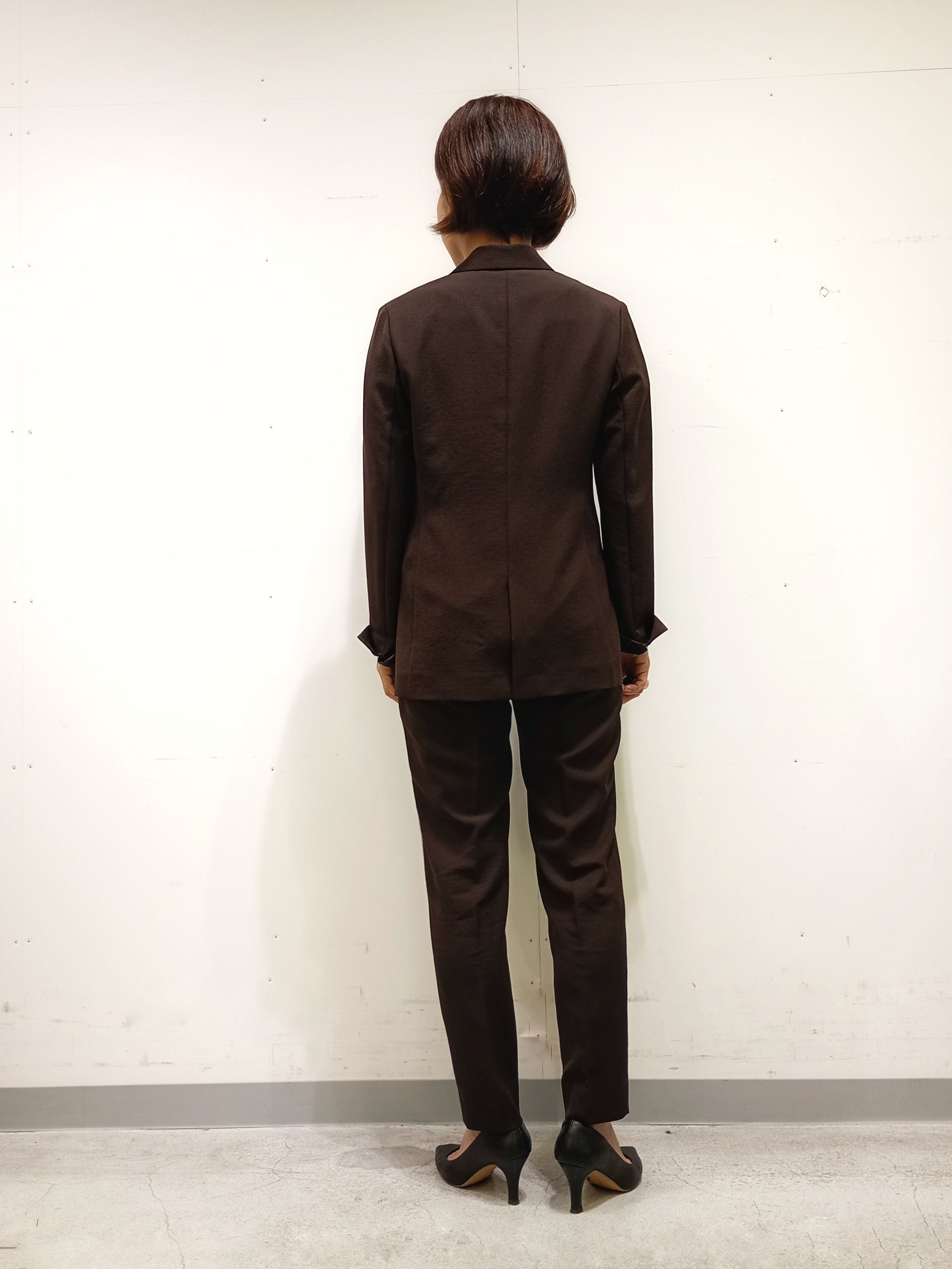 Kさんの「INDIVI｜【洗える／UVケア】幾何学柄＆無地 タックVネック 半袖ブラウス」を使ったコーディネート