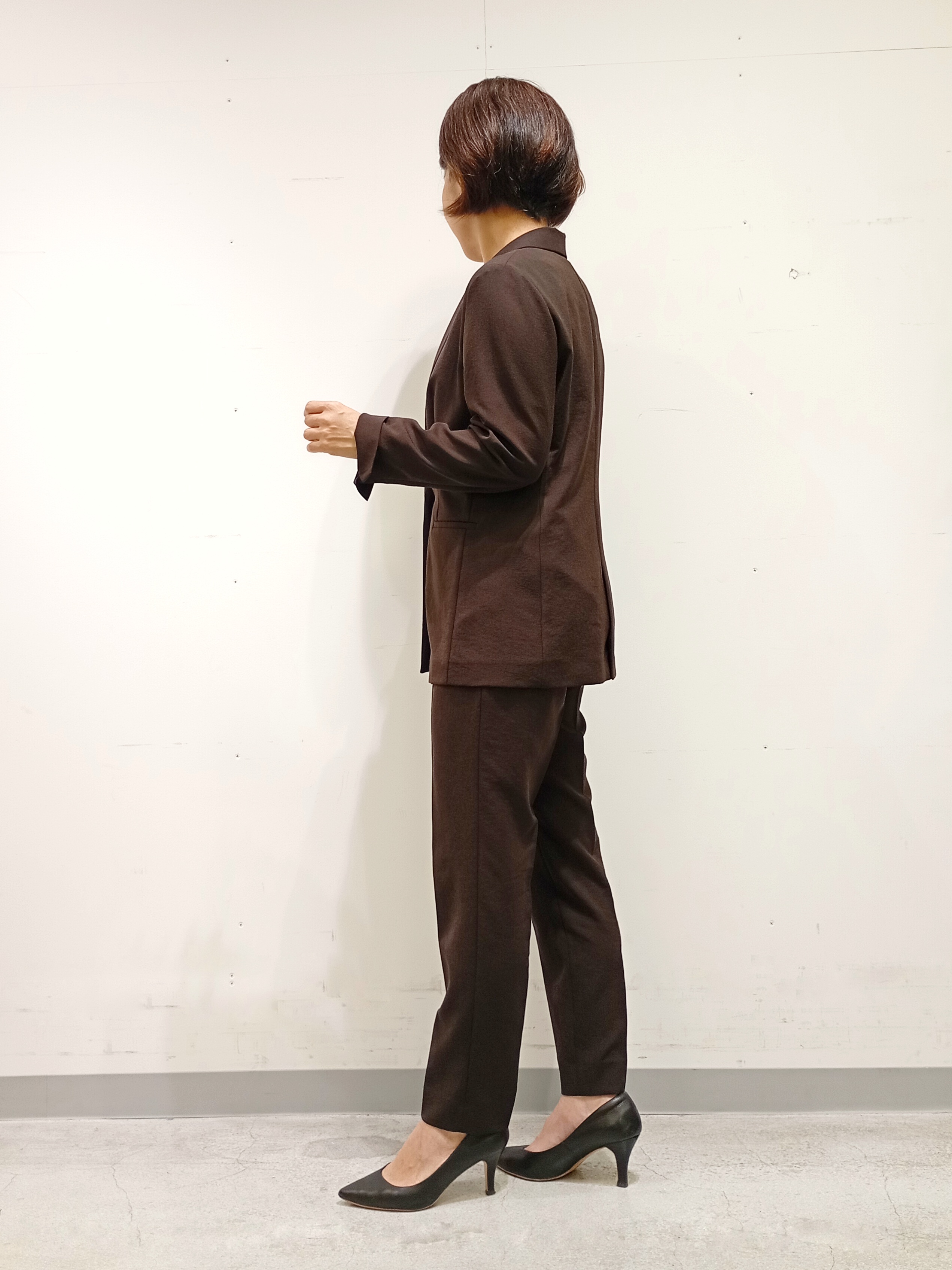 Kさんの「INDIVI｜【洗える／UVケア／麻調】シングルジャケット」を使ったコーディネート