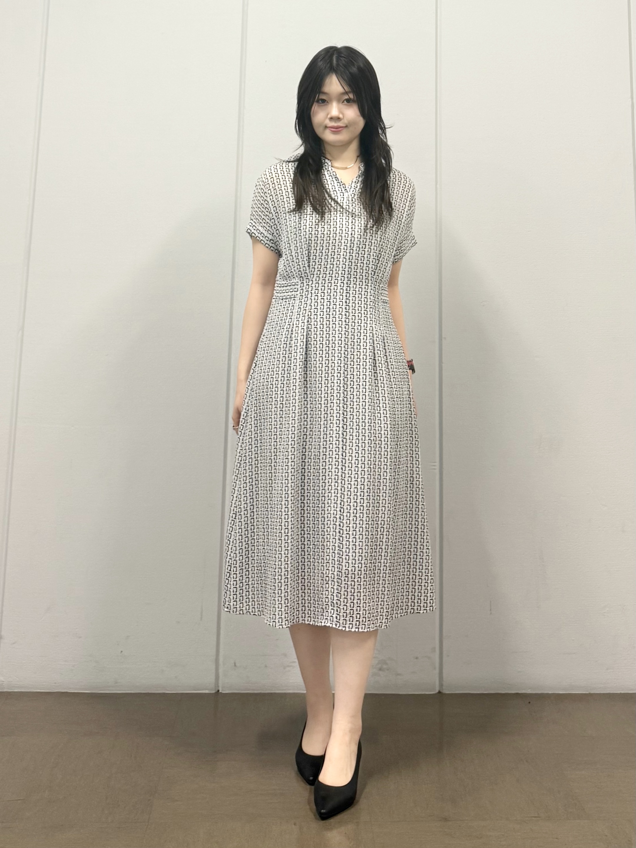 mizukiさんの「INDIVI｜【定番スーツ／UVケア／洗える】ウール調テーラードジャケット」を使ったコーディネート